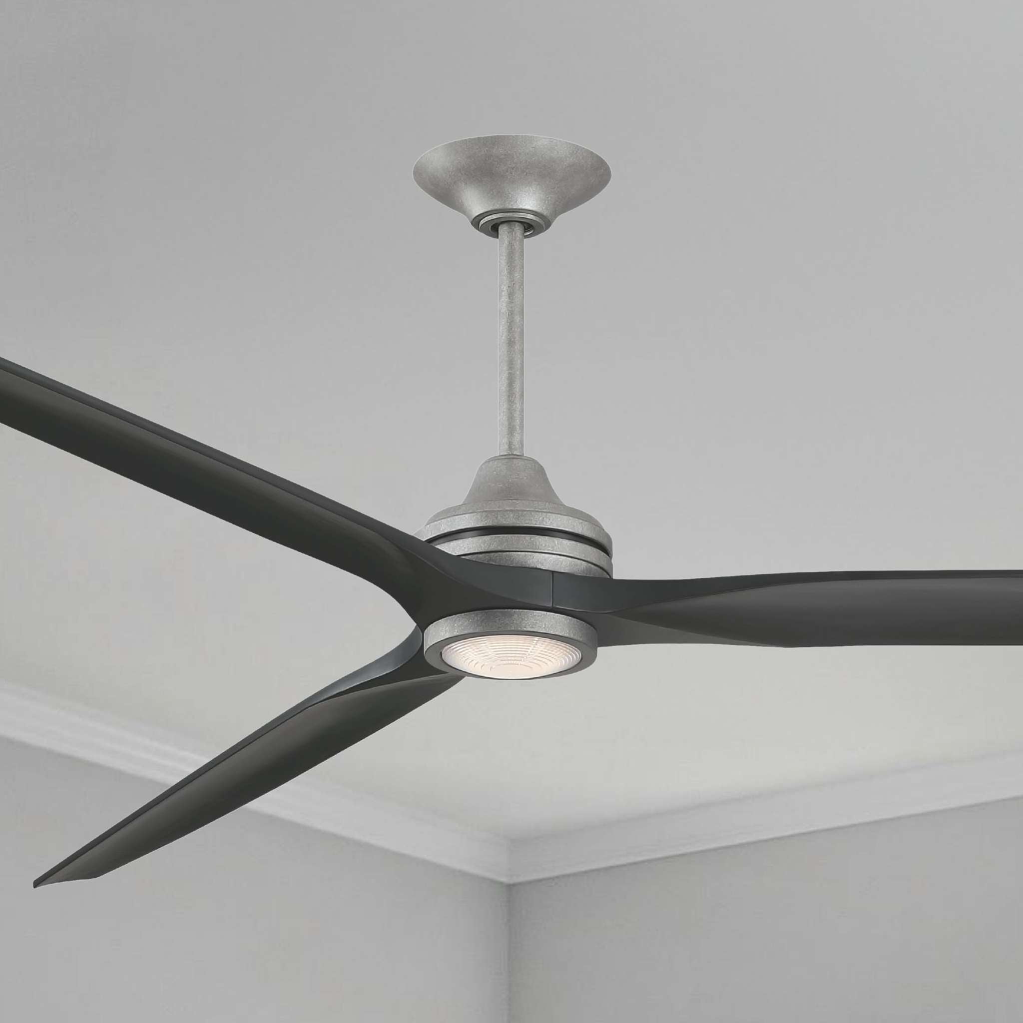 Spitfire DC Galvanized 96" Ceiling Fan Motor, Blades Sold Separately