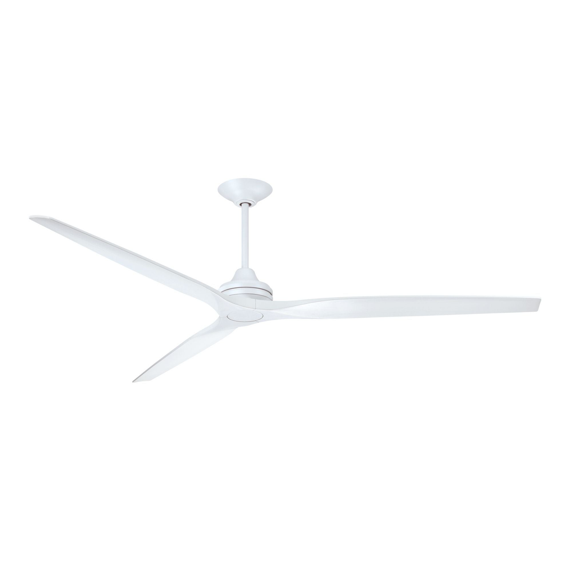 Spitfire DC Matte White 84" Ceiling Fan Motor, Blades Sold Separately