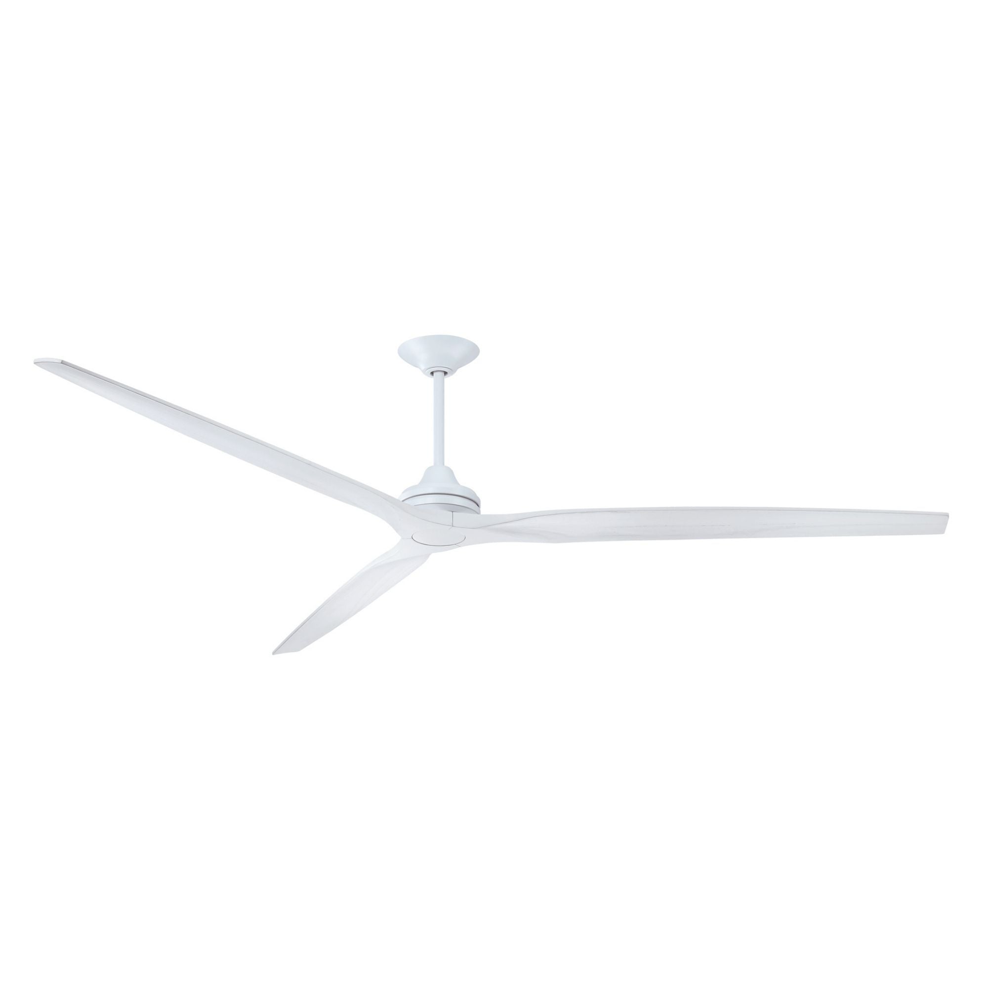 Spitfire DC Matte White 96" Ceiling Fan Motor, Blades Sold Separately