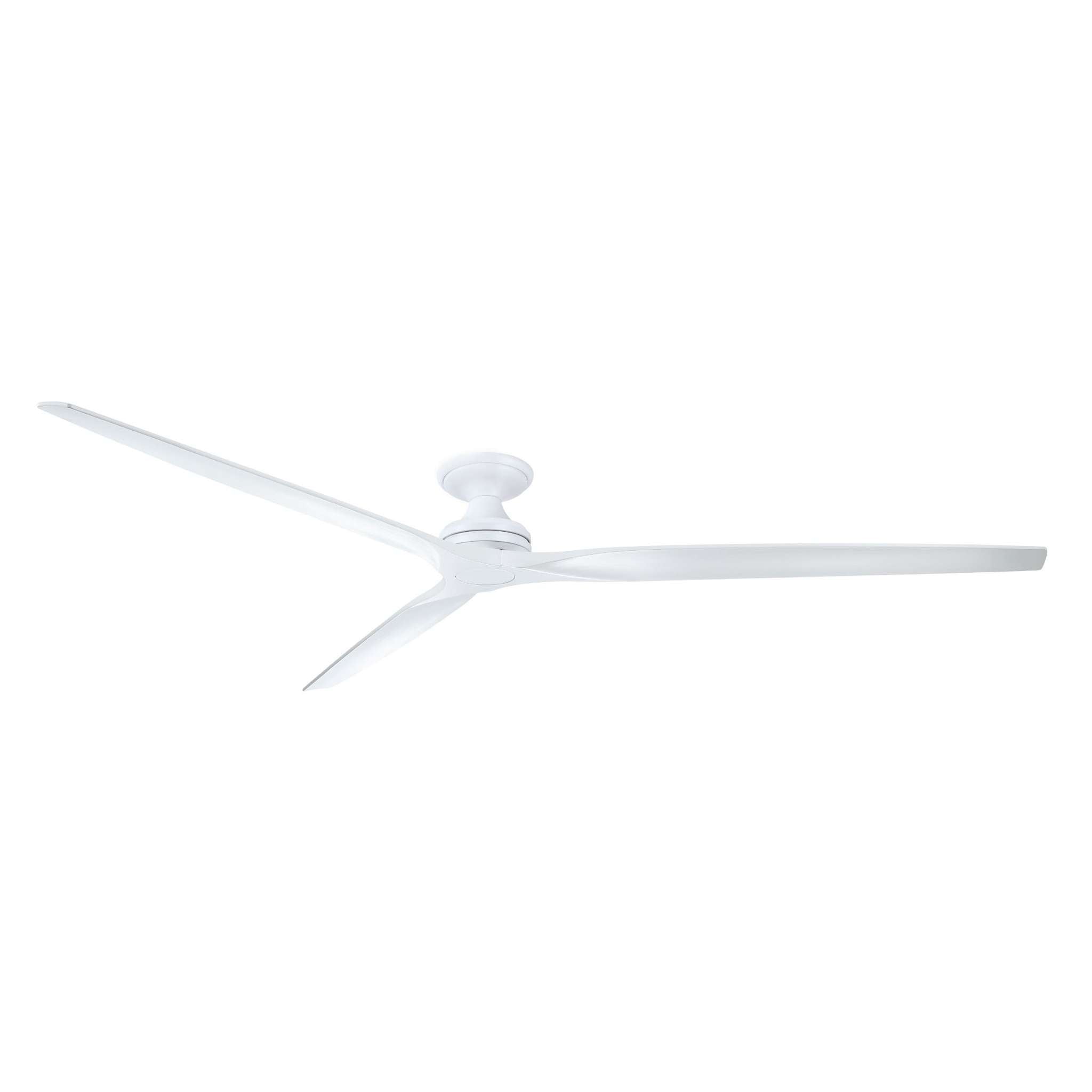 Fanimation Spitfire 96 in DC Ceiling Fan Motor Matte White - Blades Sold Separately