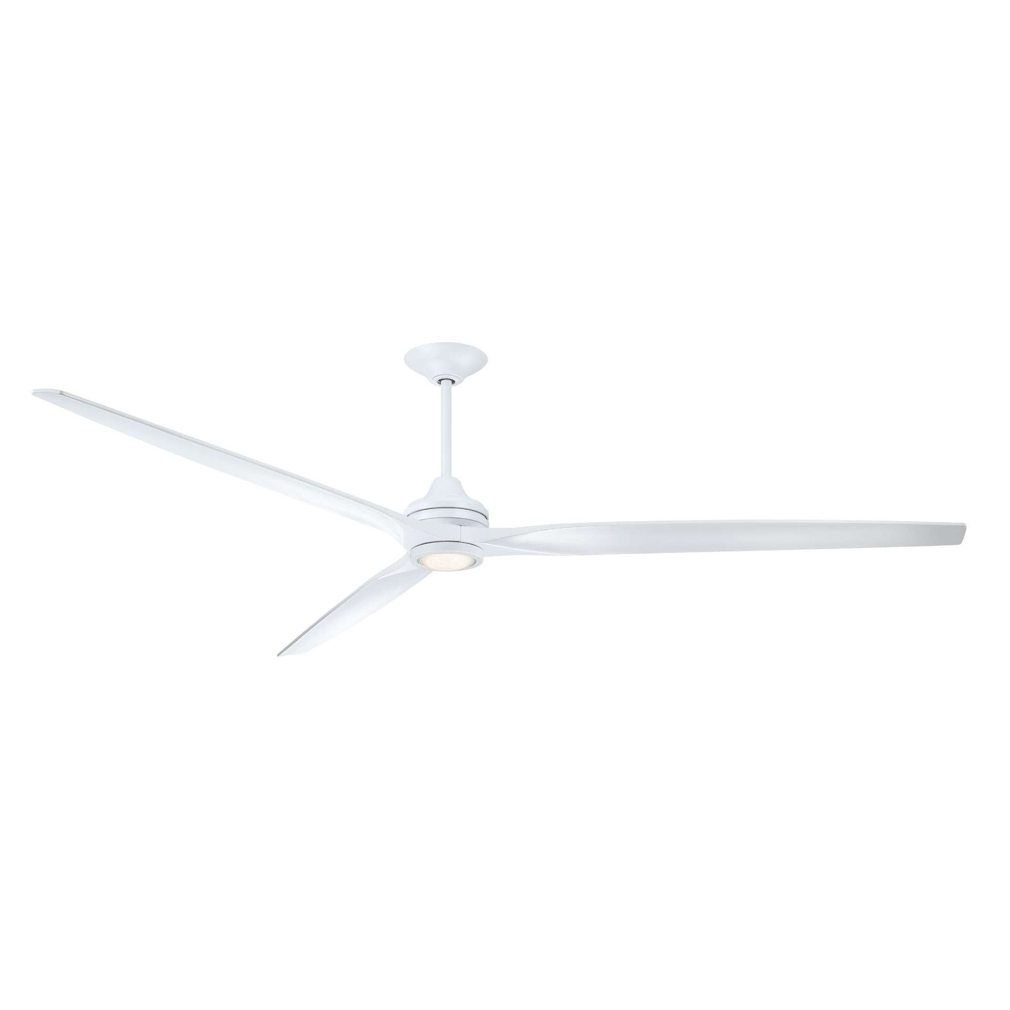 Fanimation Spitfire 96 in DC Ceiling Fan Motor Matte White - Blades Sold Separately