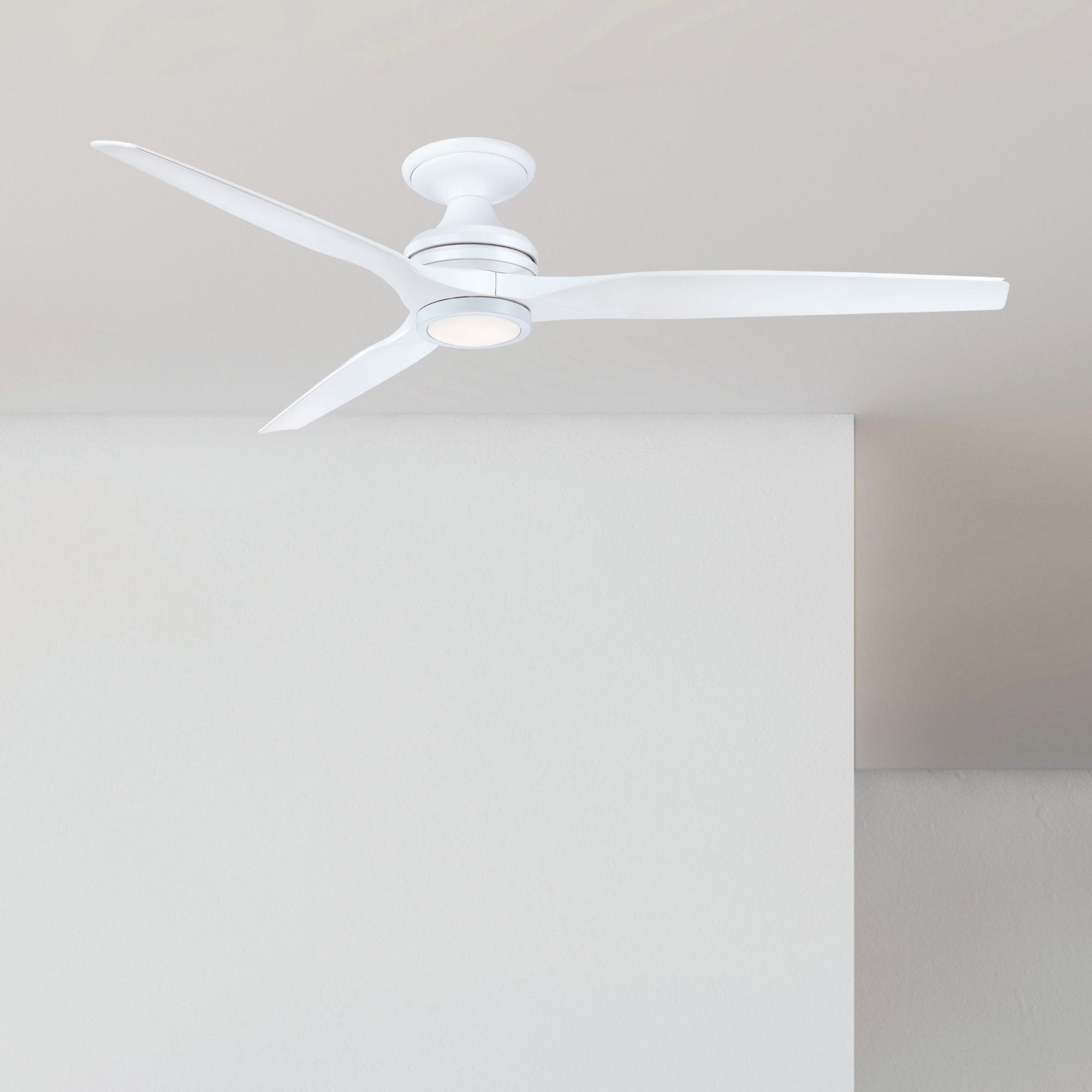 Spitfire DC Matte White 64" Ceiling Fan Motor, Blades Sold Separately