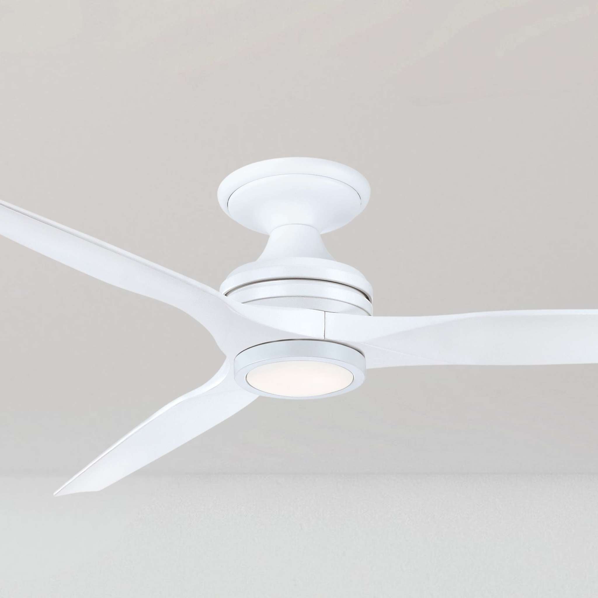 Fanimation Spitfire 64 in DC Ceiling Fan Motor Matte White - Blades Sold Separately