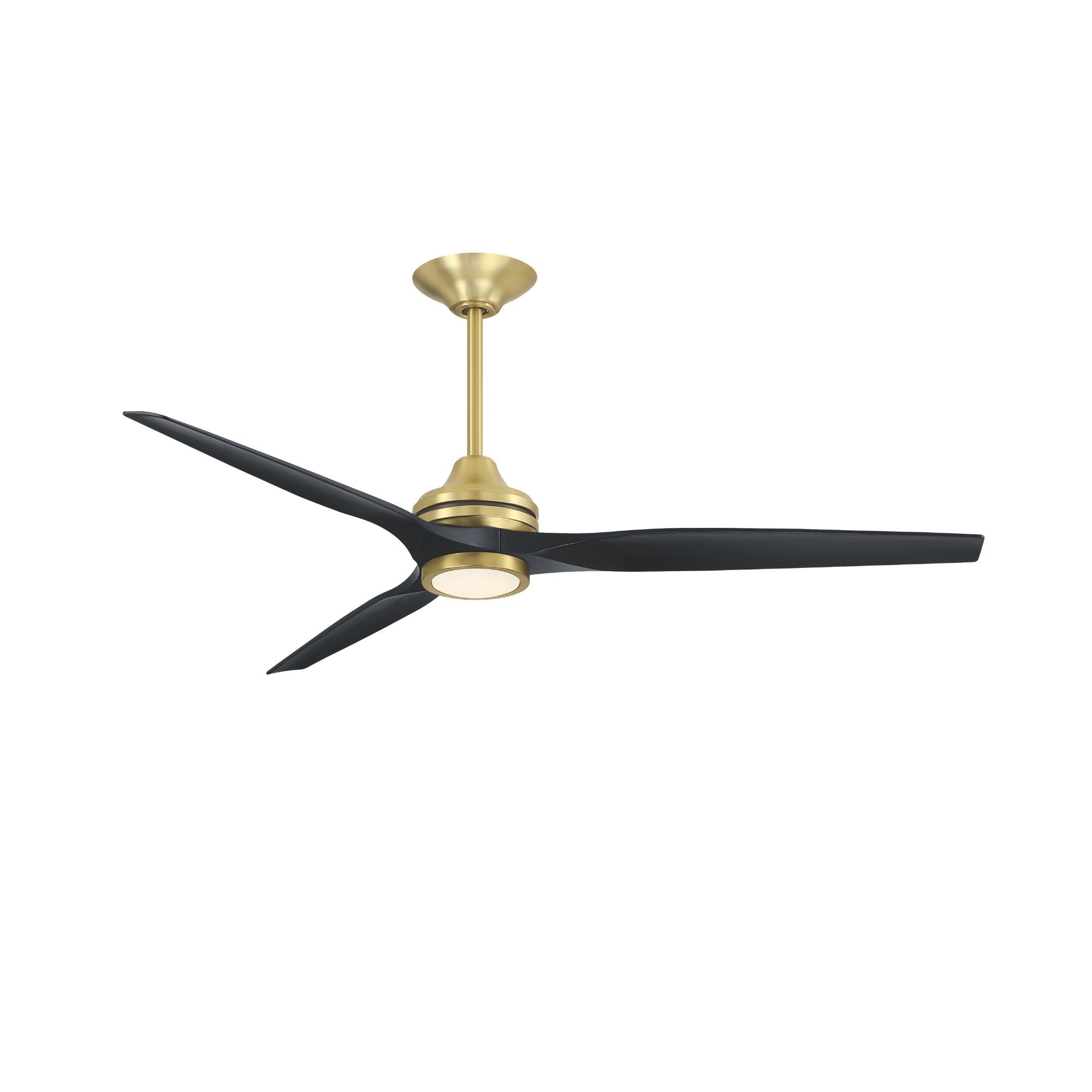 Spitfire Ceiling Fan LED Light Kit, Brushed Satin Brass Finish