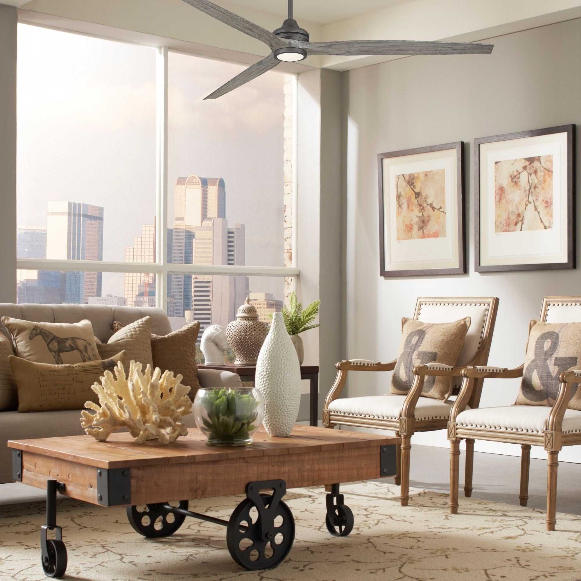 Spitfire Ceiling Fan LED Light Kit, Matte Greige Finish