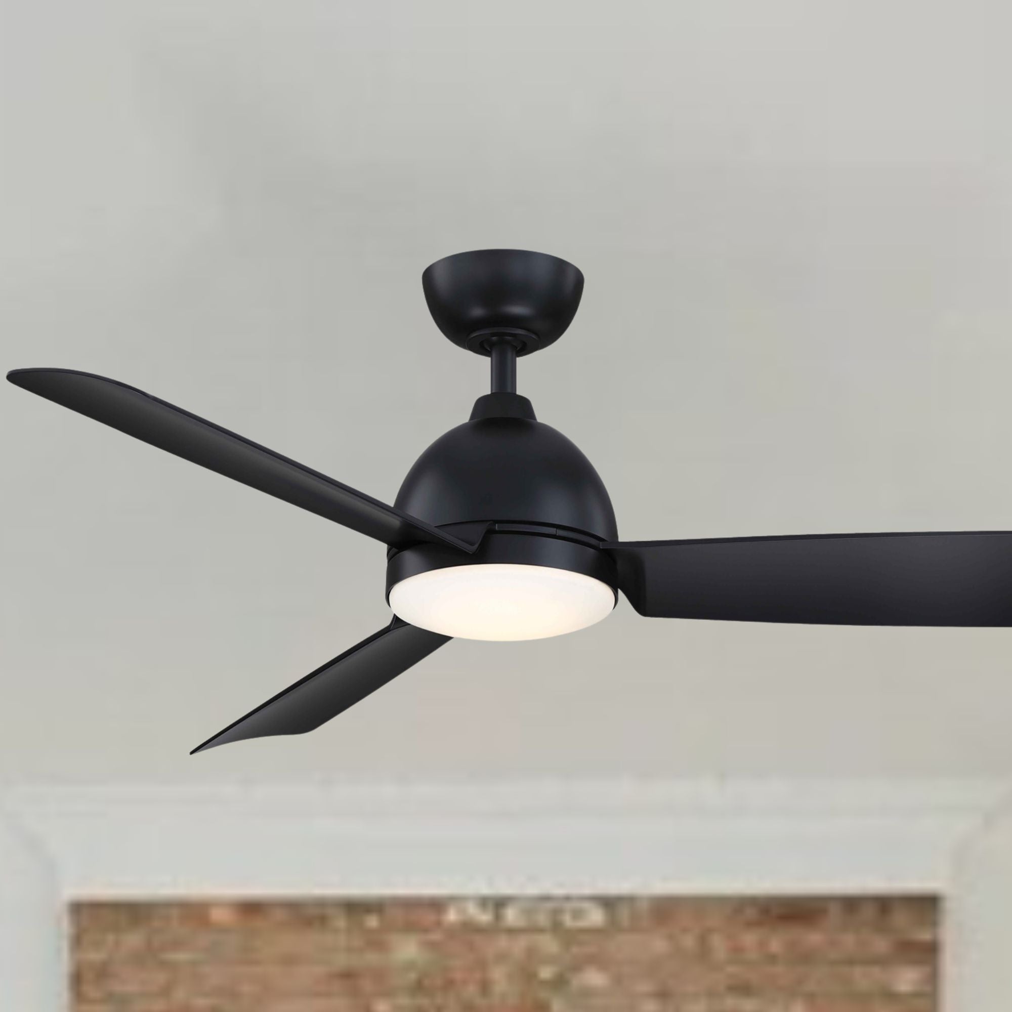 Starboard 52" Black Marine Grade Ceiling fan with LED Light Kit