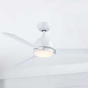 Starboard 52" White Marine Grade Ceiling fan with LED Light Kit
