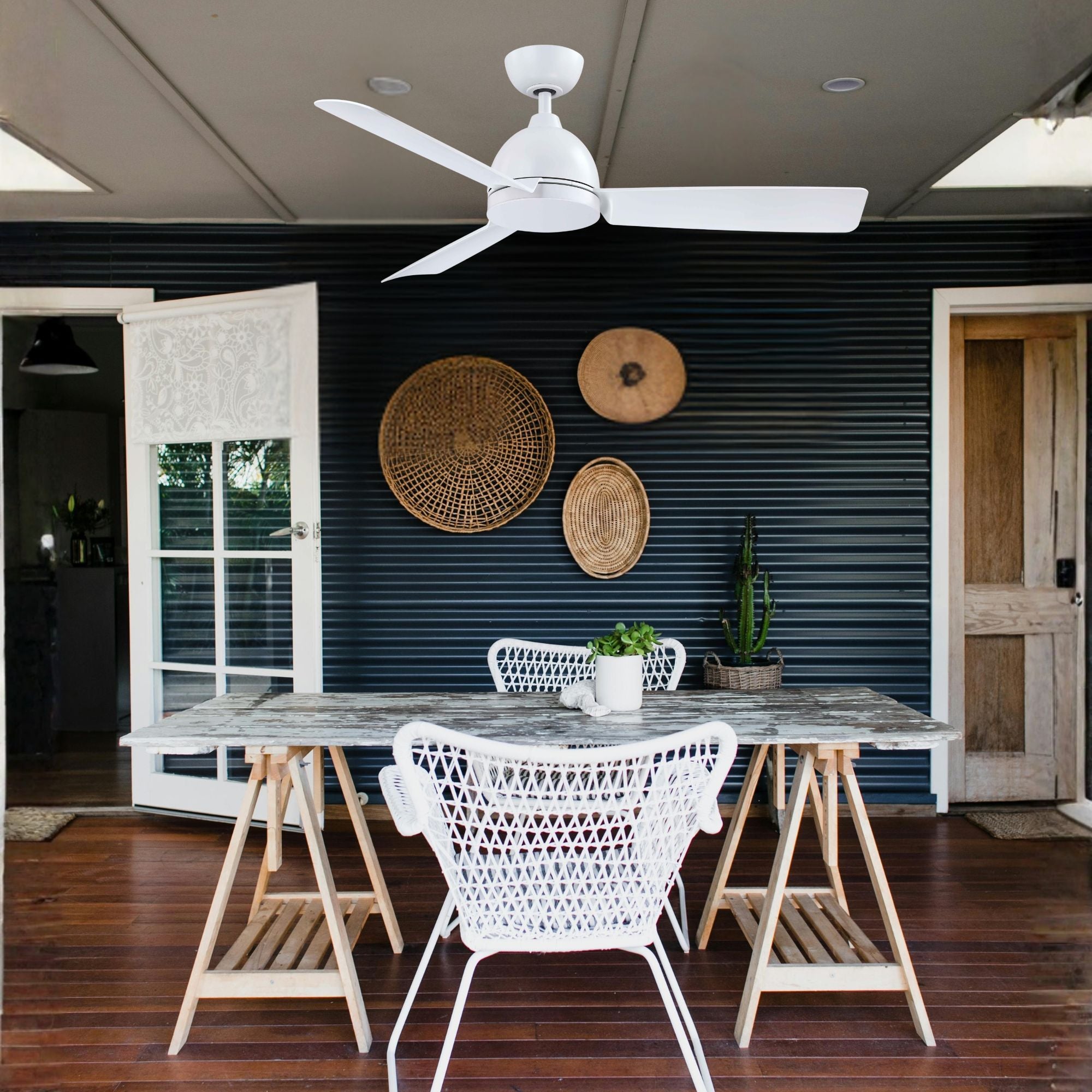Starboard 52" White Marine Grade Ceiling fan