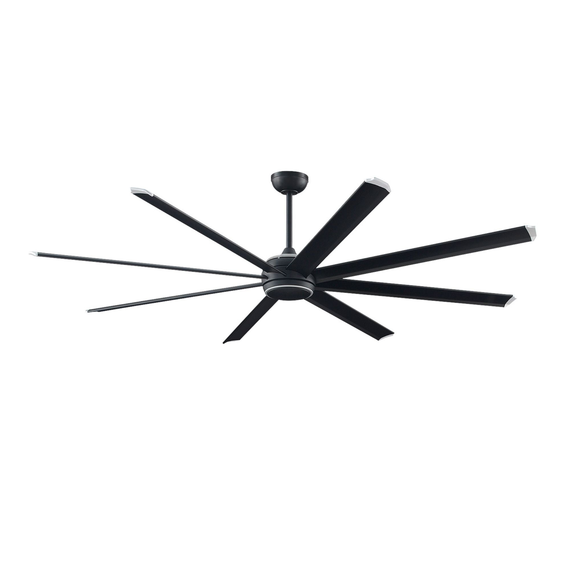 Stellar Custom Black Ceiling Fan Motor & Light, Blades Sold Separately