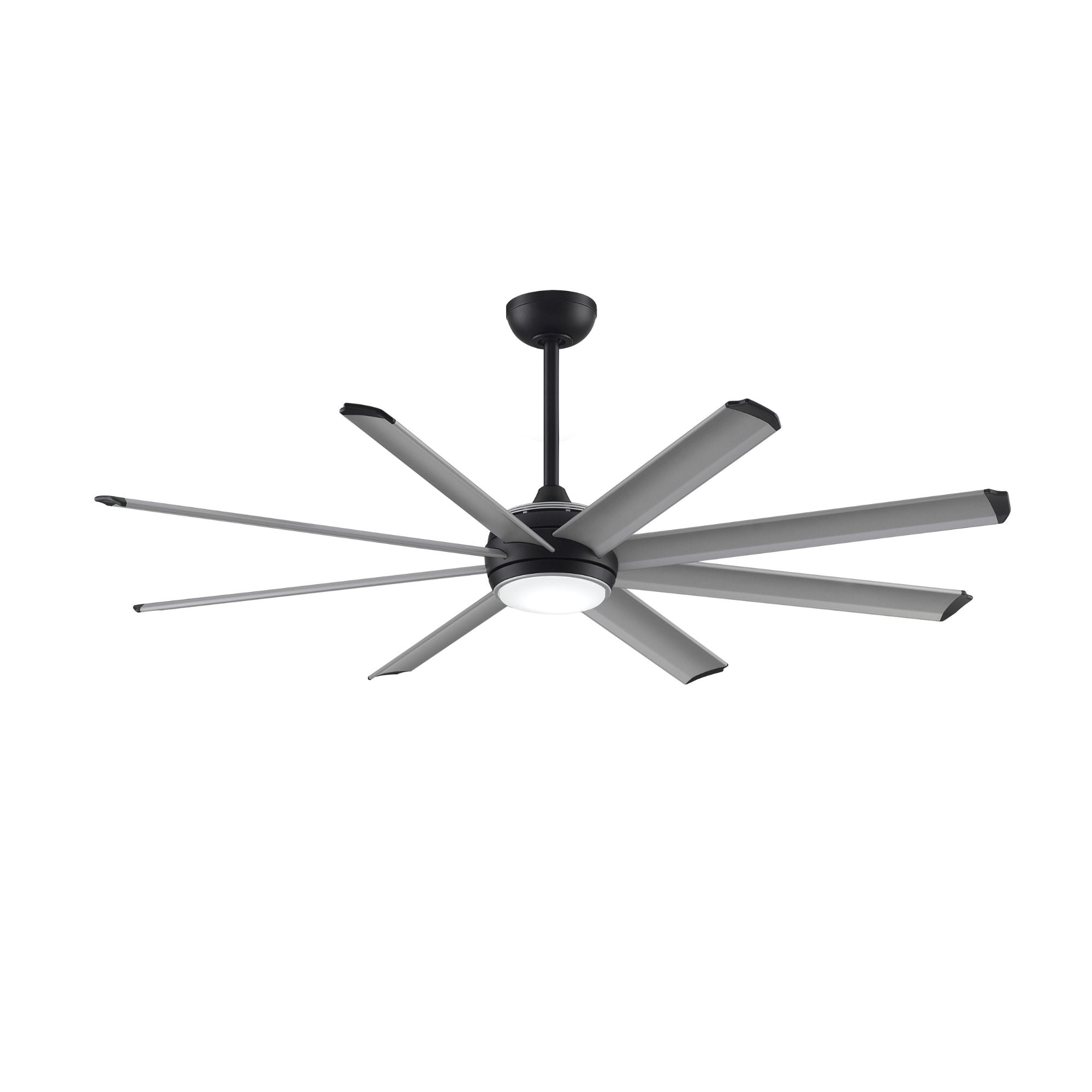 Stellar Custom Black Ceiling Fan Motor & Light, Blades Sold Separately