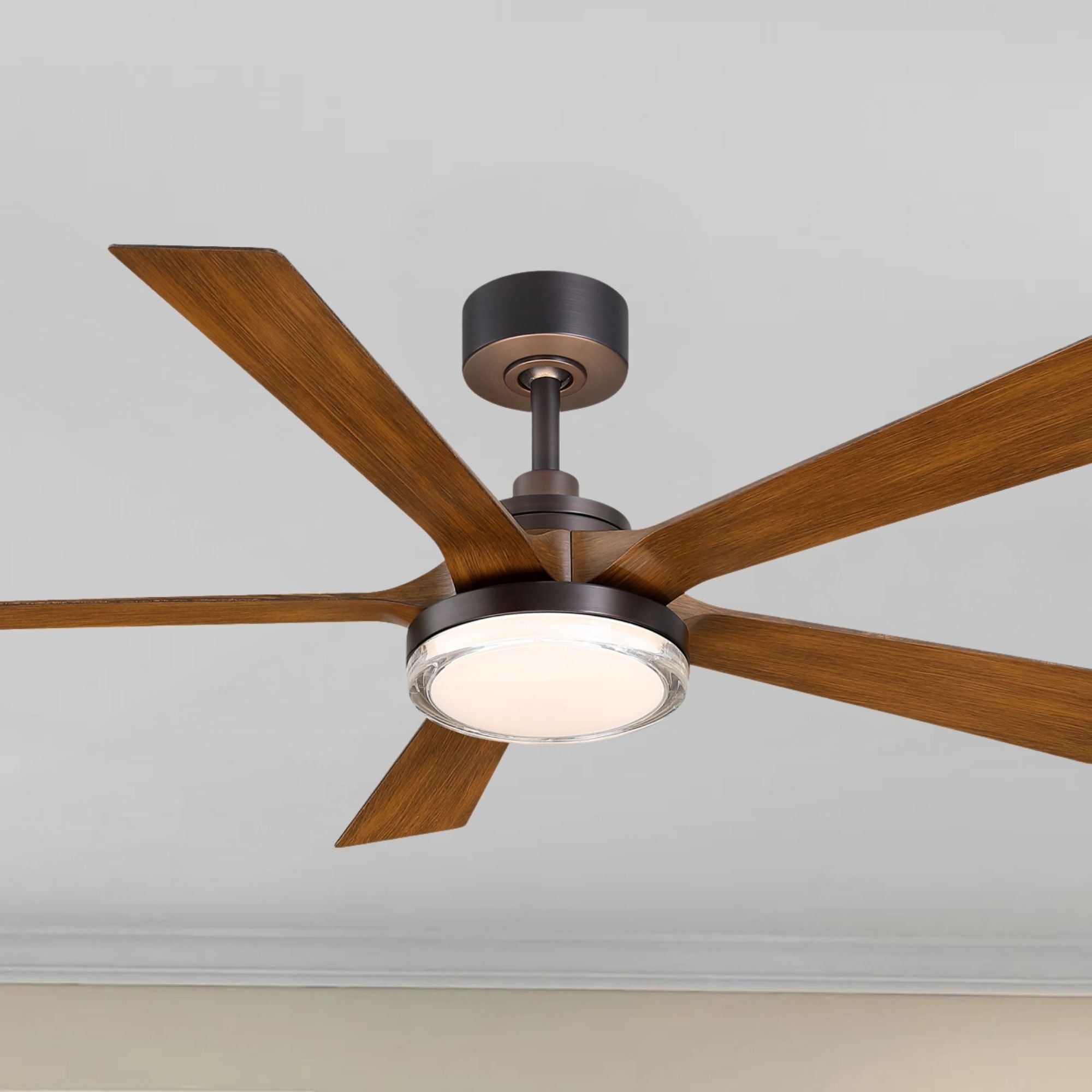 TorchAire 52" Bronze Ceiling Fan with LED CCT Select Light Kit