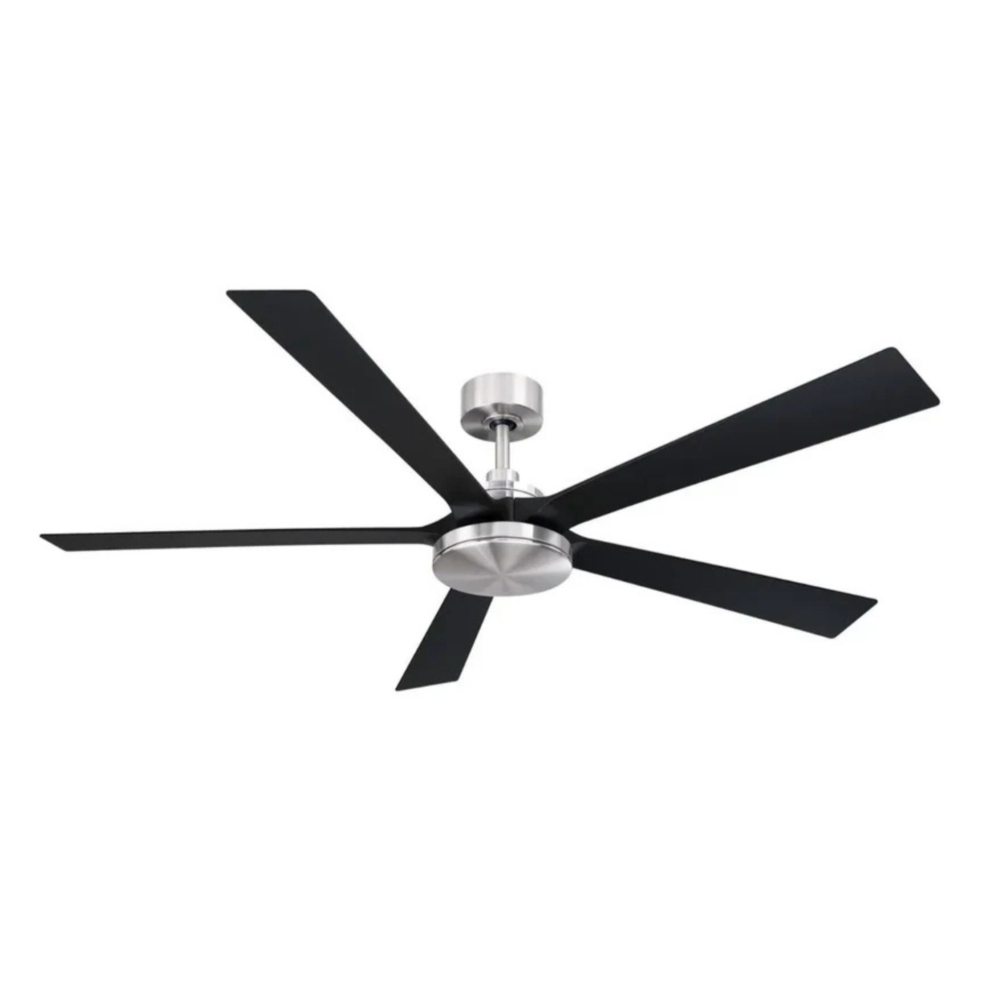 TorchAire 64" Nickel Ceiling Fan with LED CCT Select Light Kit
