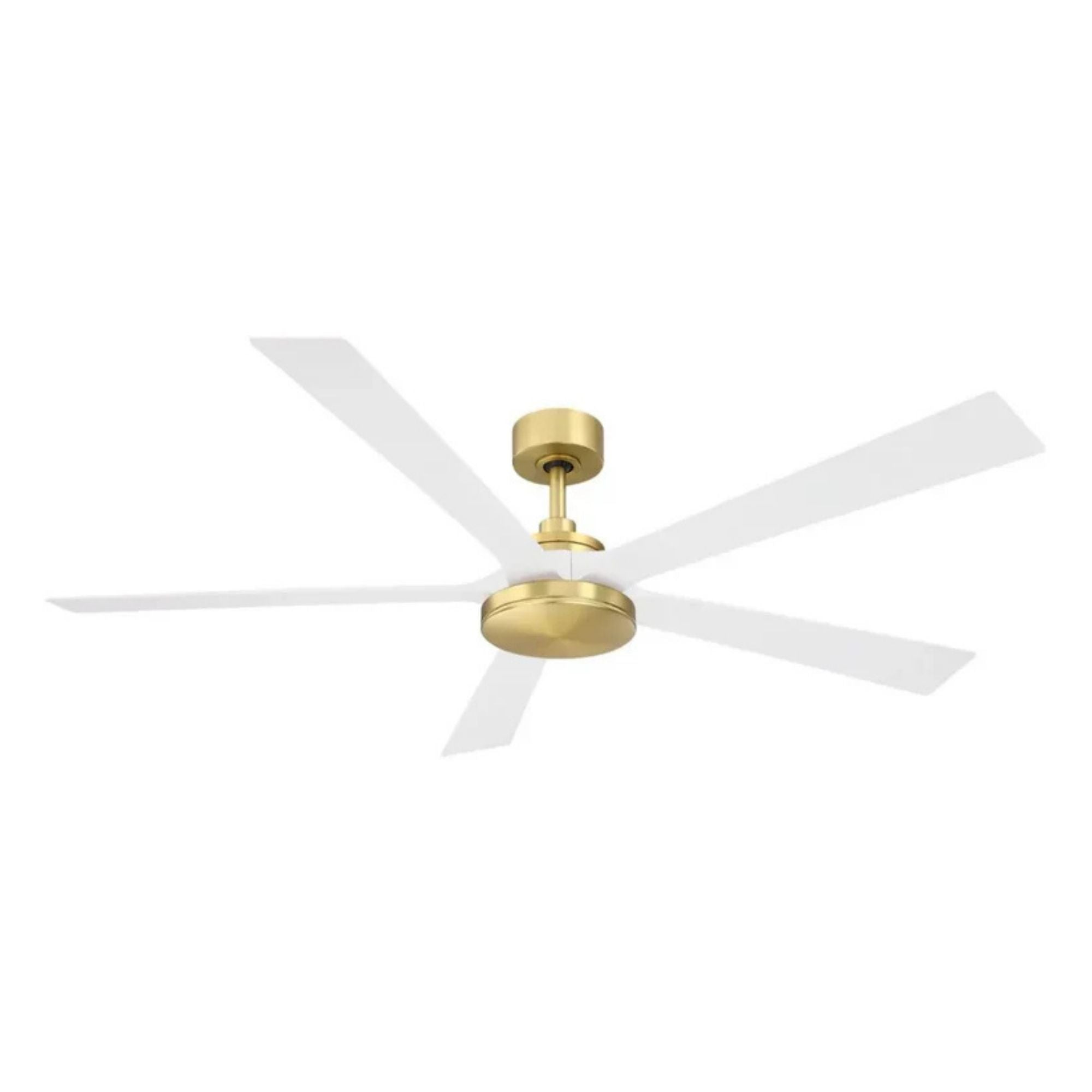 TorchAire 64" Brass Ceiling Fan with LED CCT Select Light Kit