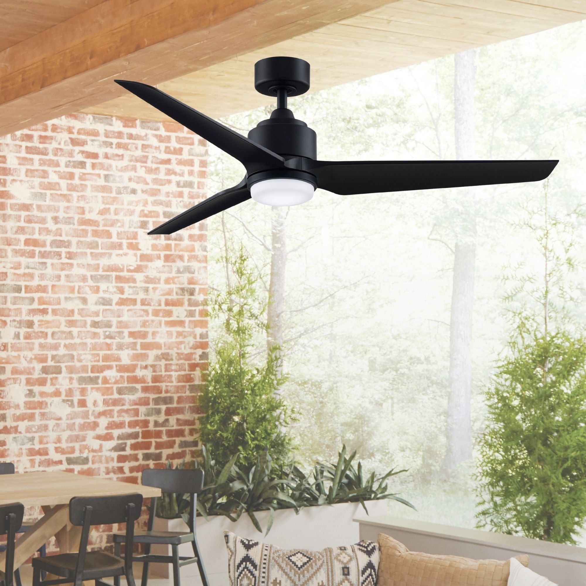 TriAire Custom Black 56" Marine Grade Motor, Blades Sold Separately
