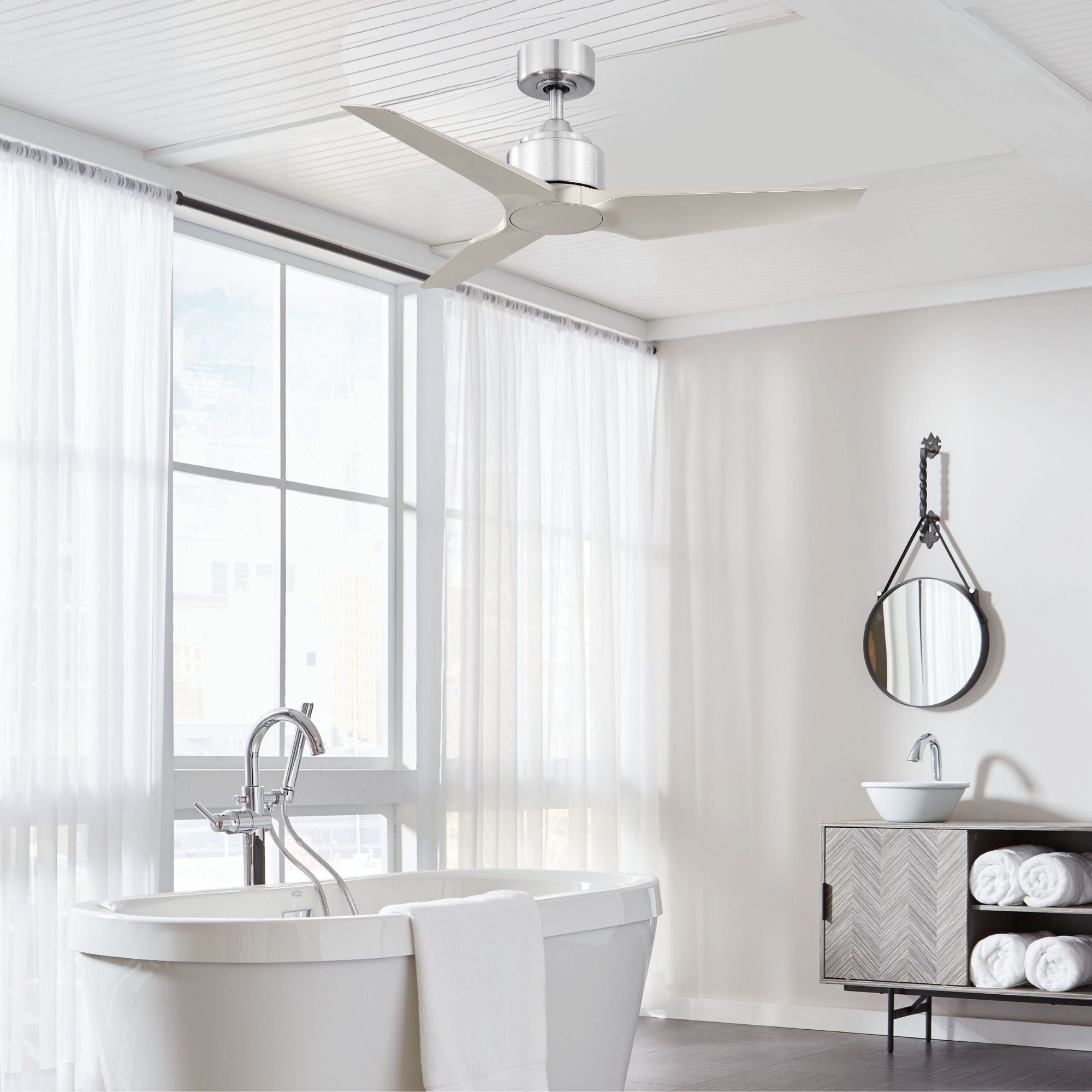 TriAire Custom Brushed Nickel 48" Motor, Blades Sold Separately