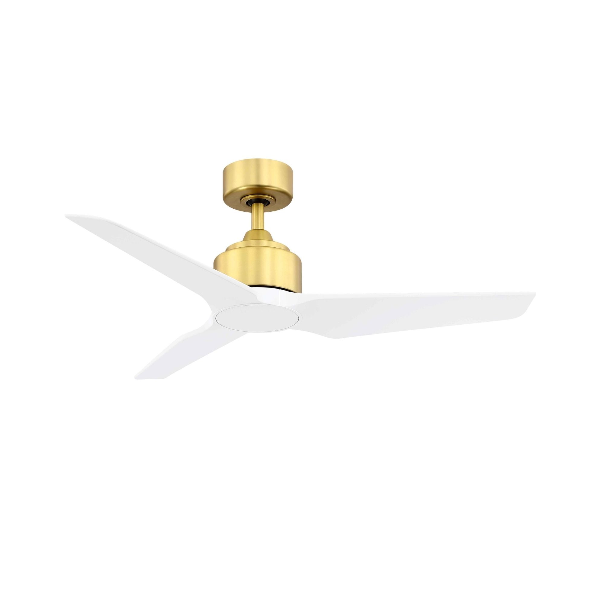 TriAire Custom Brushed Satin Brass 48" Motor, Blades Sold Separately