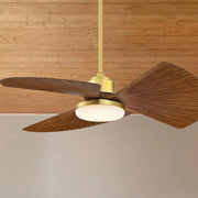 TriAire Custom Brushed Satin Brass 52" Motor, Blades Sold Separately