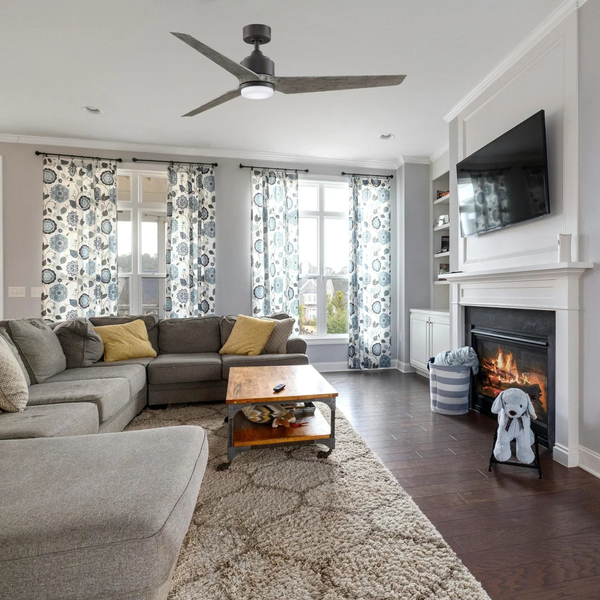 TriAire Custom Matte Greige 60" Motor, Blades Sold Separately