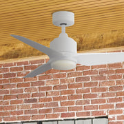 TriAire Custom Matte White 44" Motor, Blades Sold Separately
