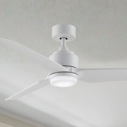 TriAire Custom Matte White 56" Motor, Blades Sold Separately