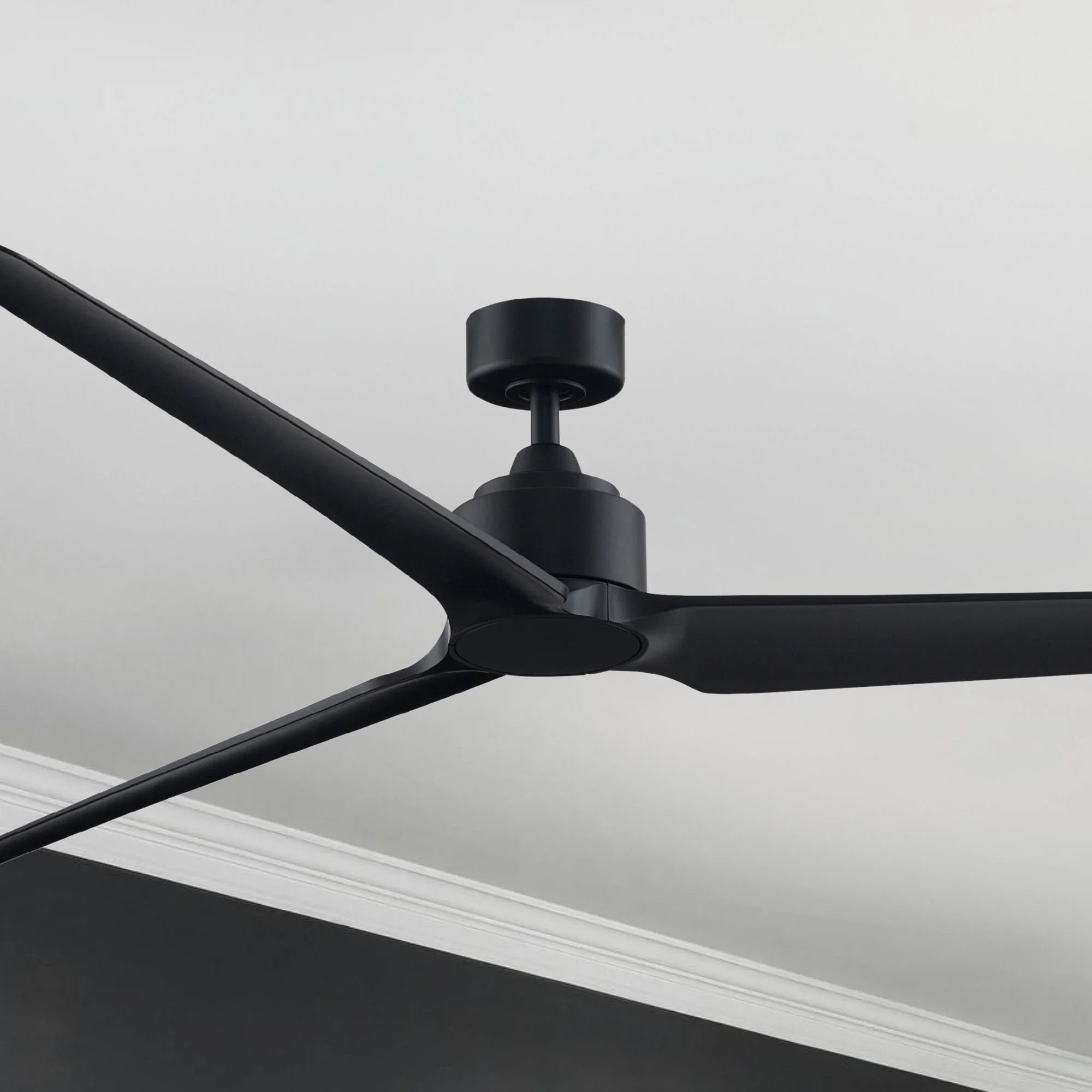 TriAire Custom Black 84" Marine Grade Motor, Blades Sold Separately