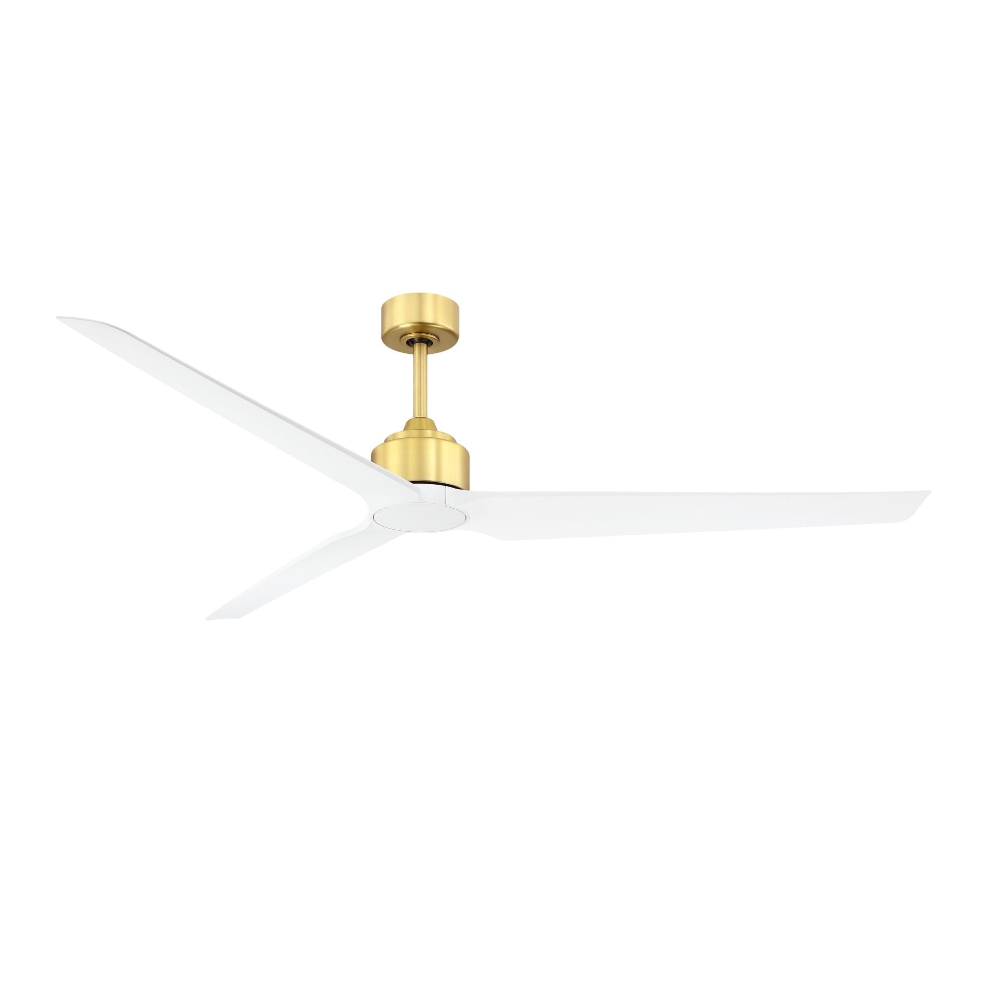 TriAire Custom Brushed Satin Brass 84" Motor, Blades Sold Separately