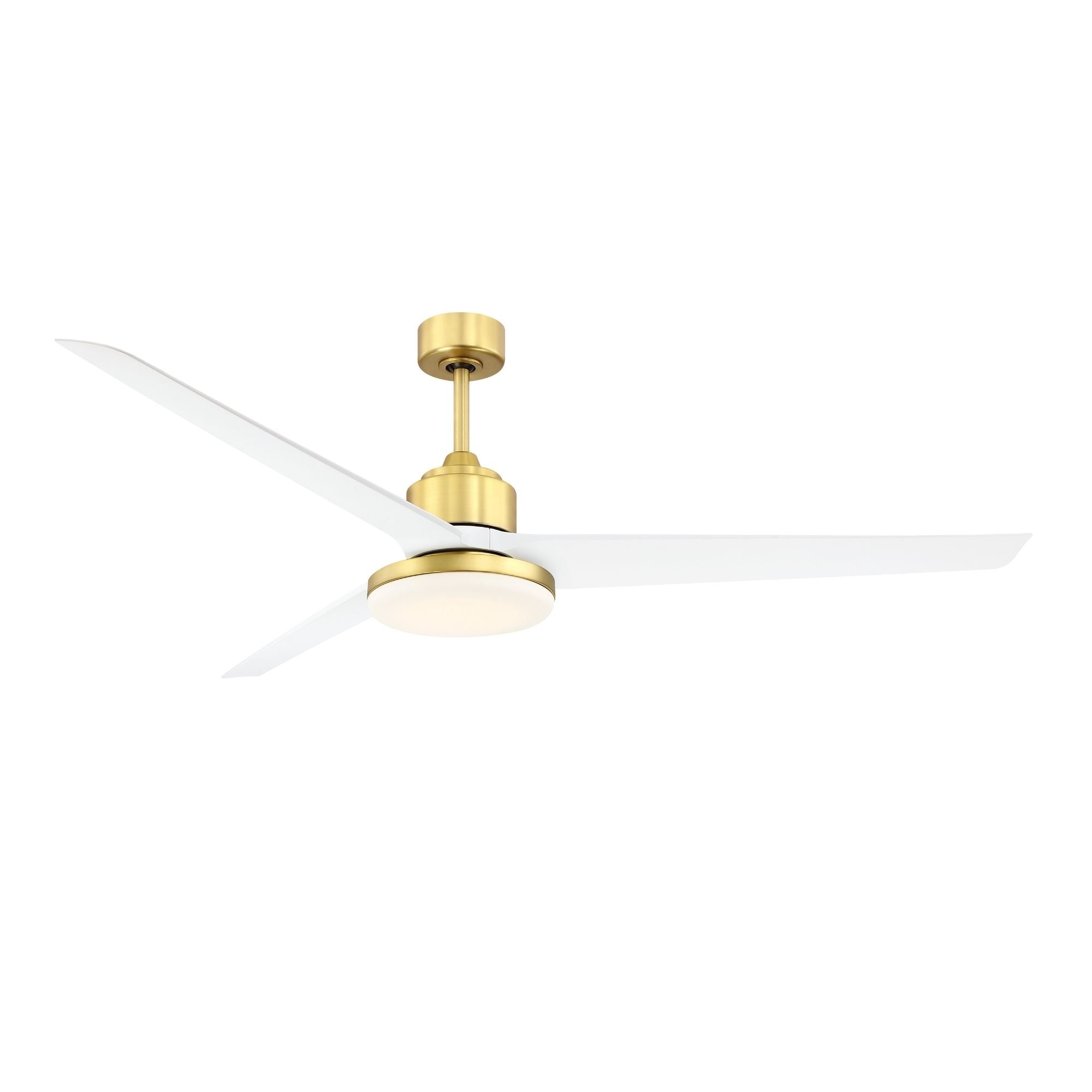 TriAire Custom Brushed Satin Brass 84" Motor, Blades Sold Separately
