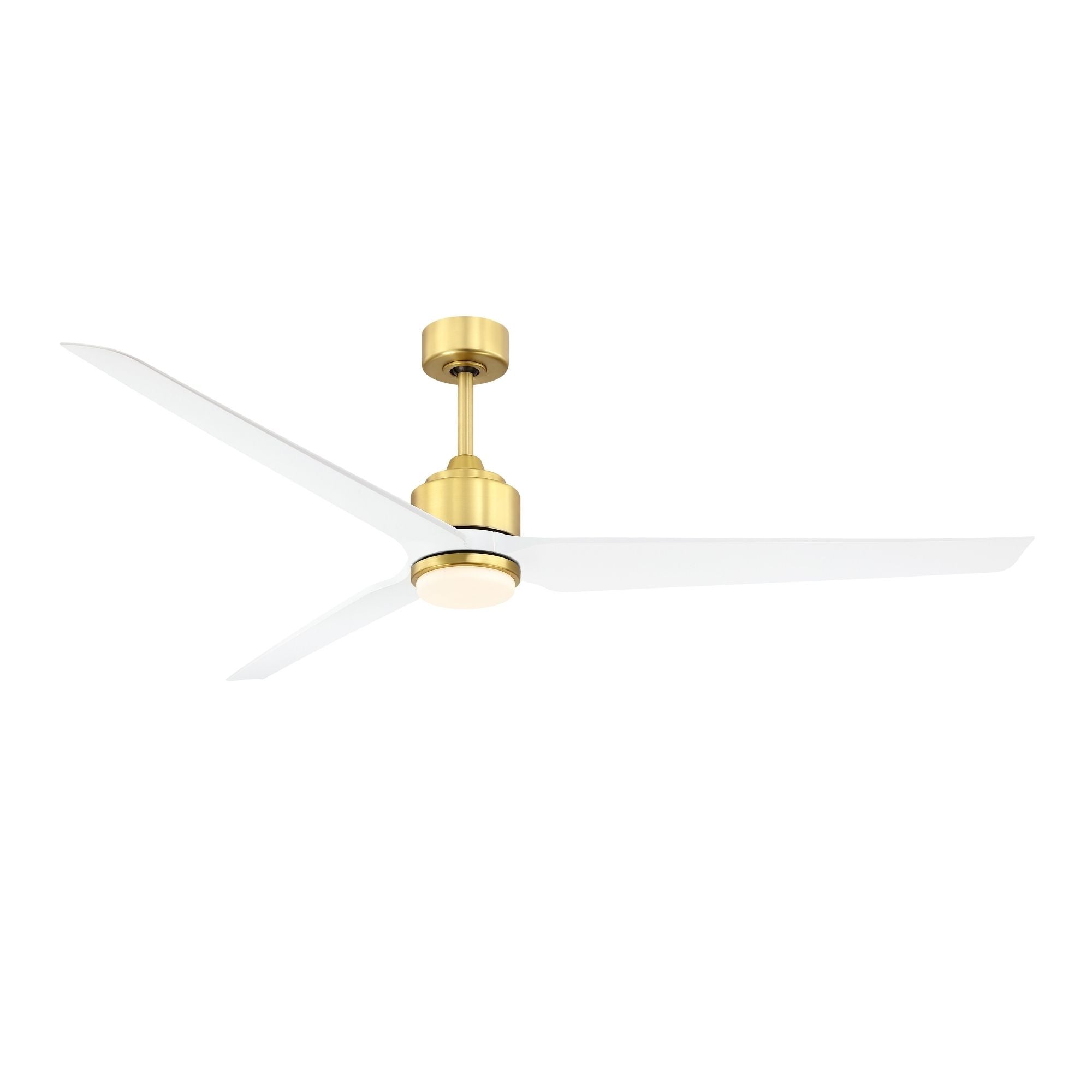 TriAire Custom Brushed Satin Brass 84" Motor, Blades Sold Separately
