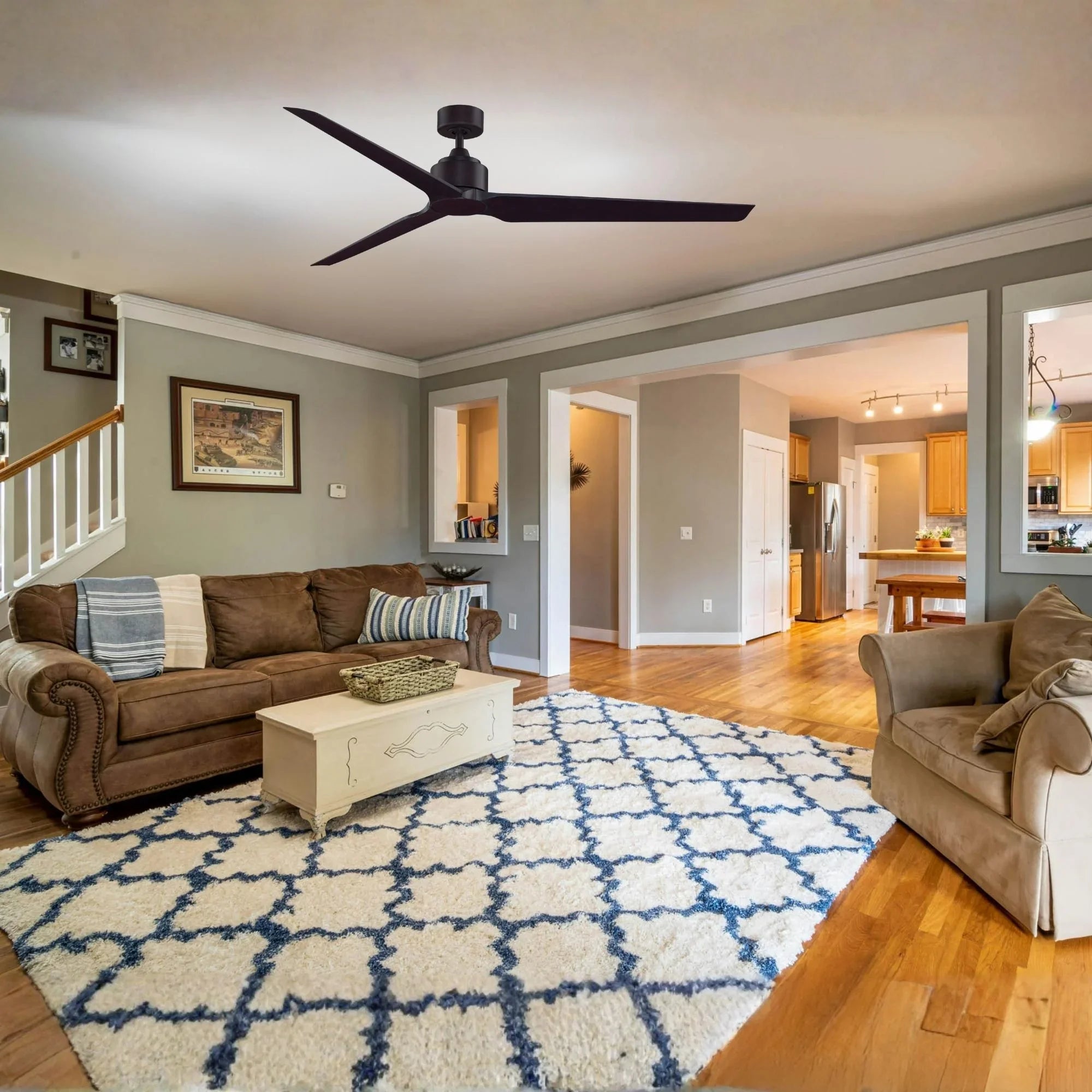 TriAire Custom Dark Bronze 72" Motor, Blades Sold Separately