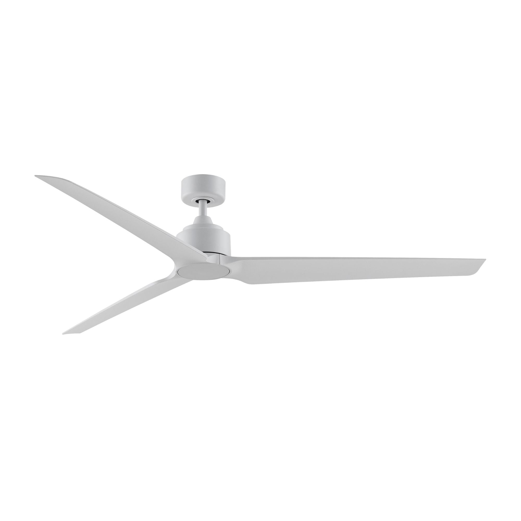 TriAire Custom Matte White 72" Marine Grade Motor, Blades Sold Separately