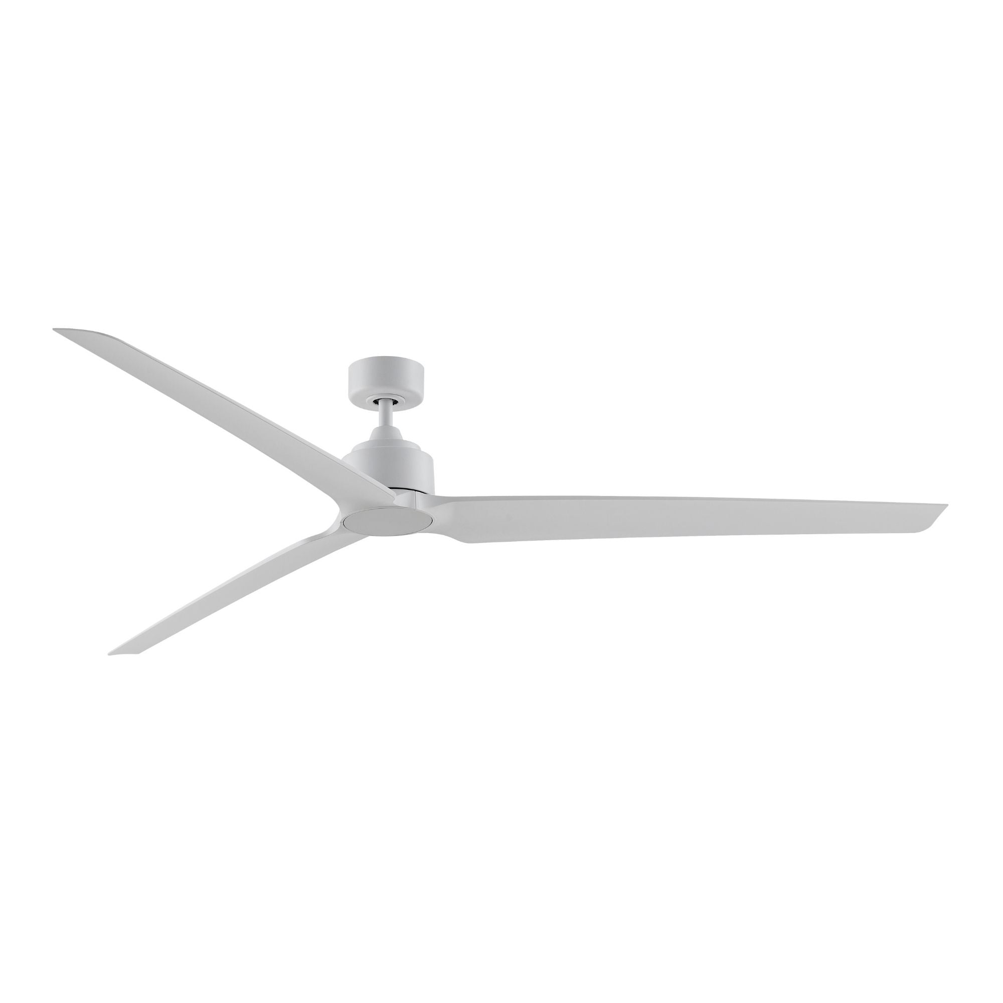 TriAire Custom Matte White 84" Marine Grade Motor, Blades Sold Separately