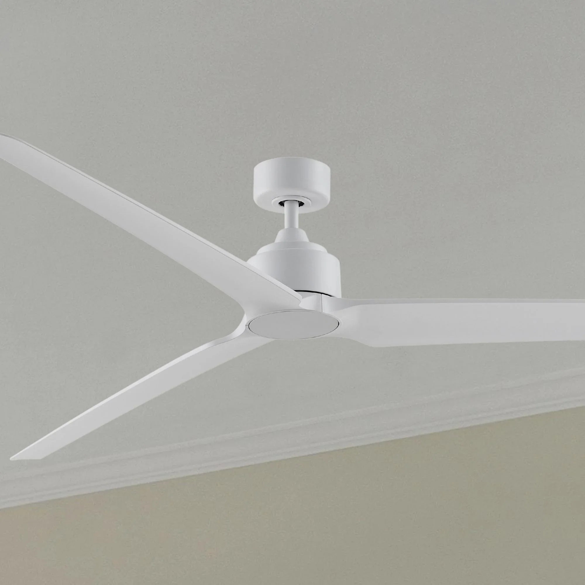 TriAire Custom Matte White 84" Motor, Blades Sold Separately