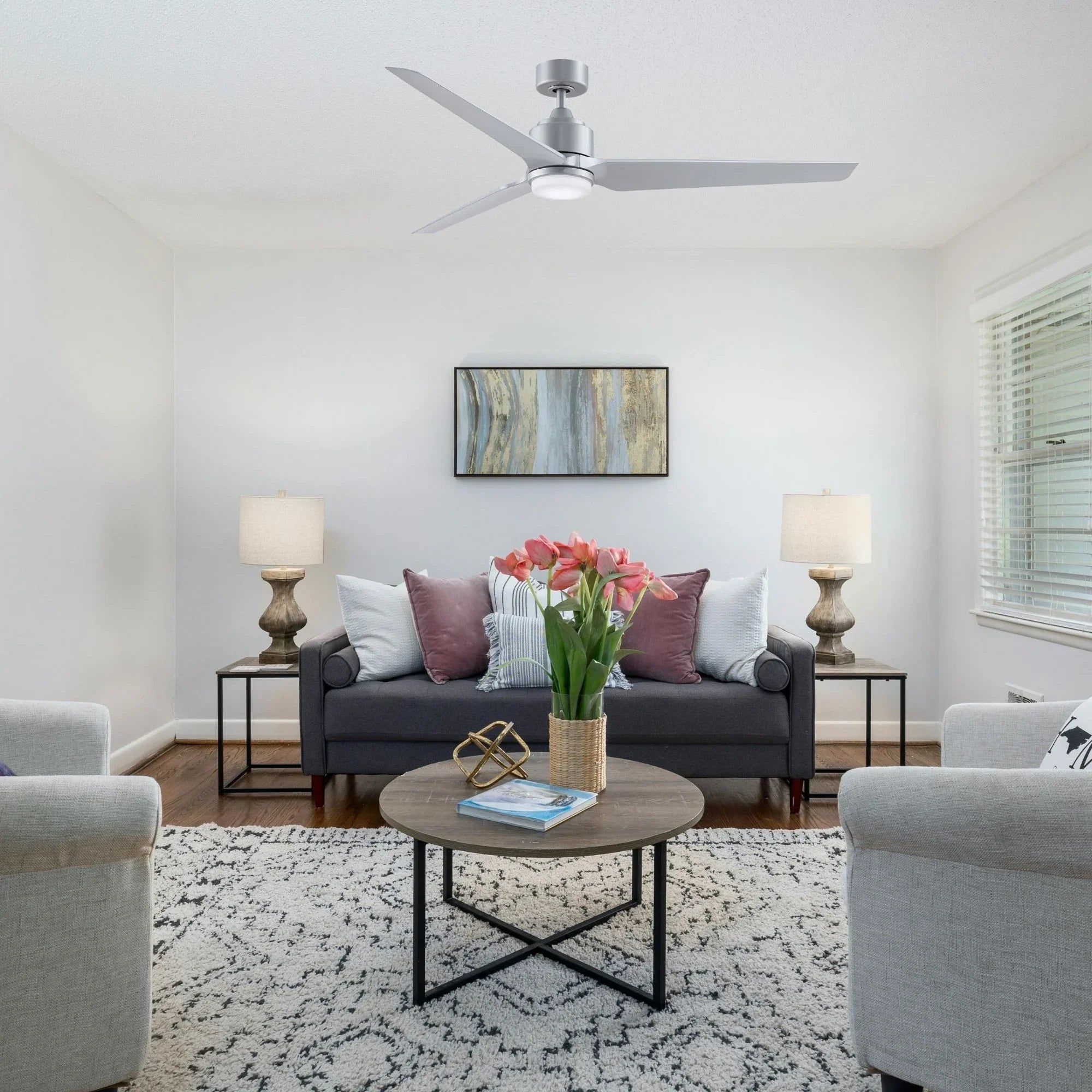 TriAire Custom Silver 64" Motor, Blades Sold Separately