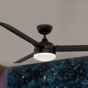 Xeno 56" Black Wet Rated LED Ceiling Fan with Remote