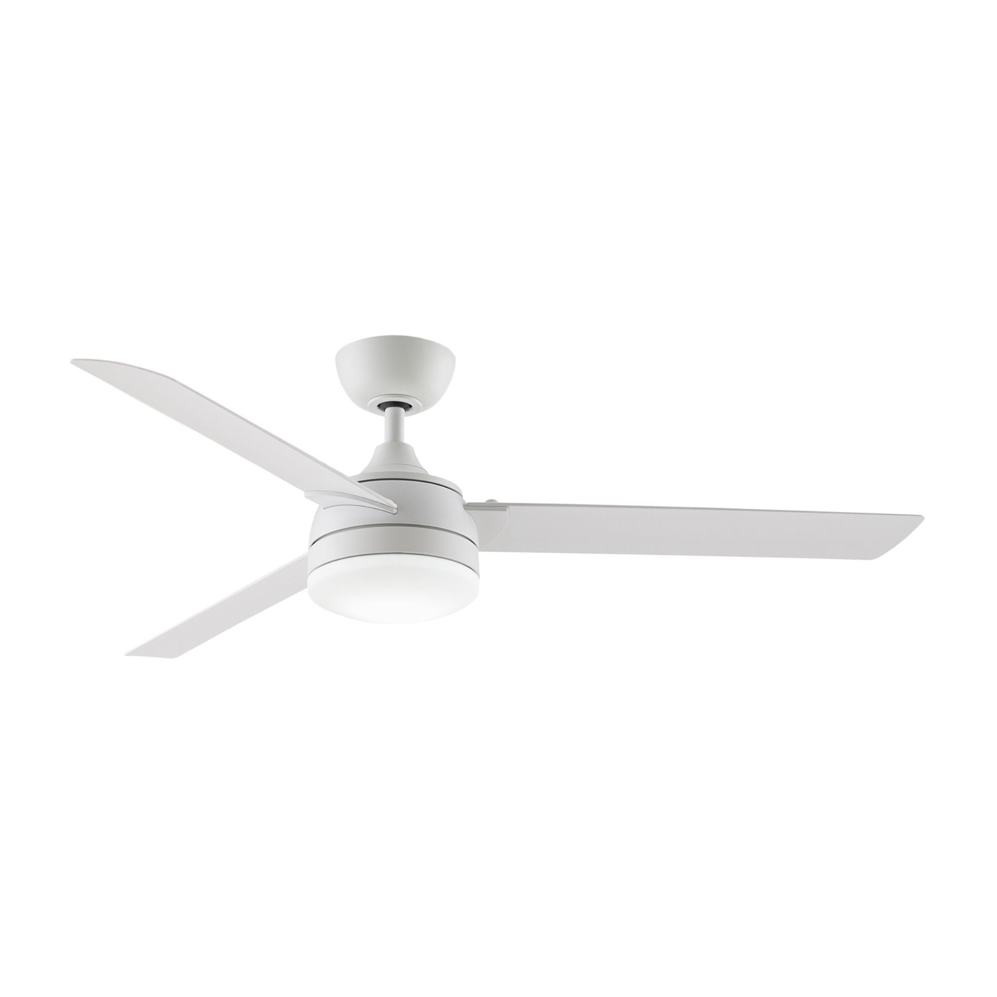 Xeno 56" Matte White Wet Rated LED Ceiling Fan with Remote