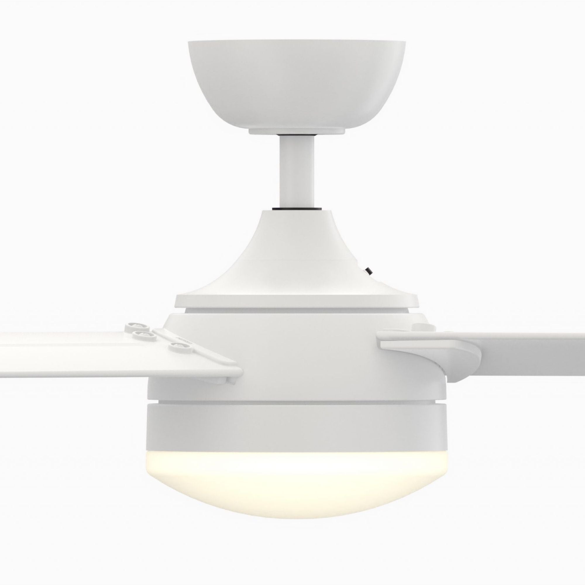 Xeno 56" Matte White Wet Rated LED Ceiling Fan with Remote