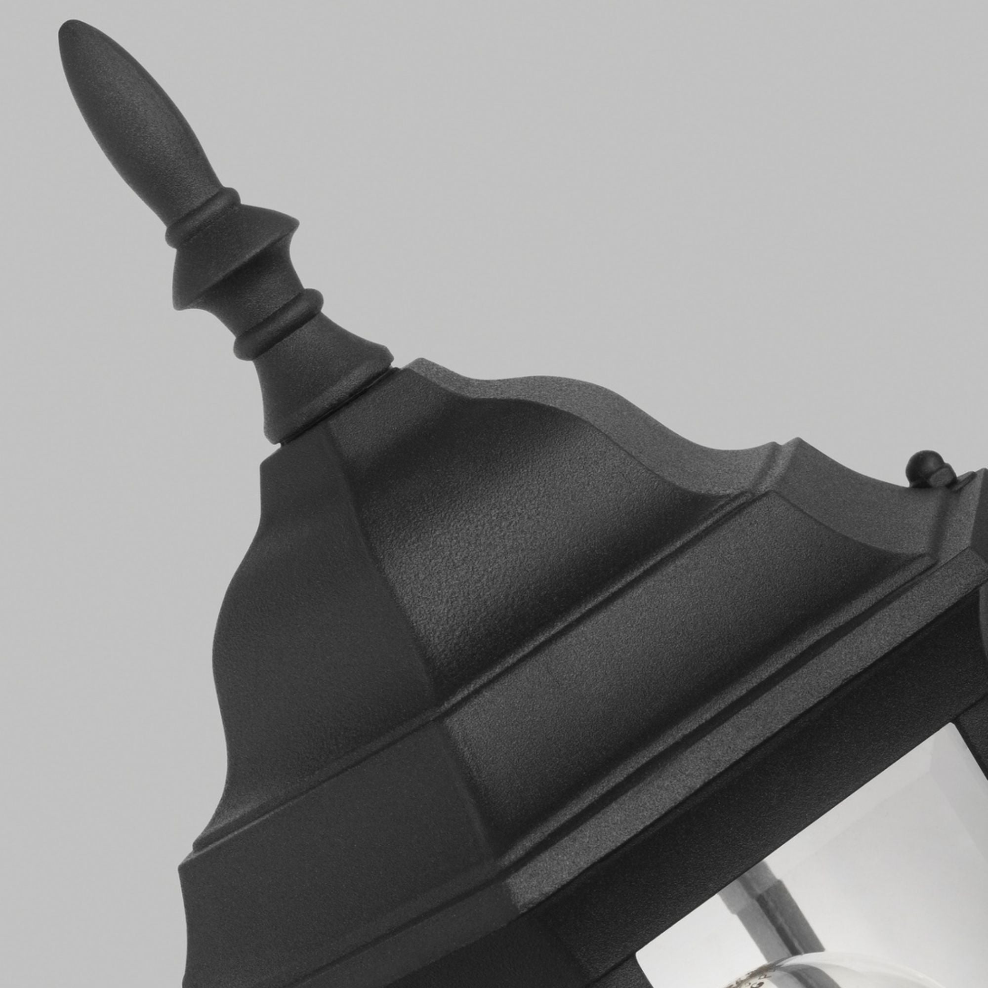 Bakersville 16" Outdoor Wall Lantern 88940, Black Finish