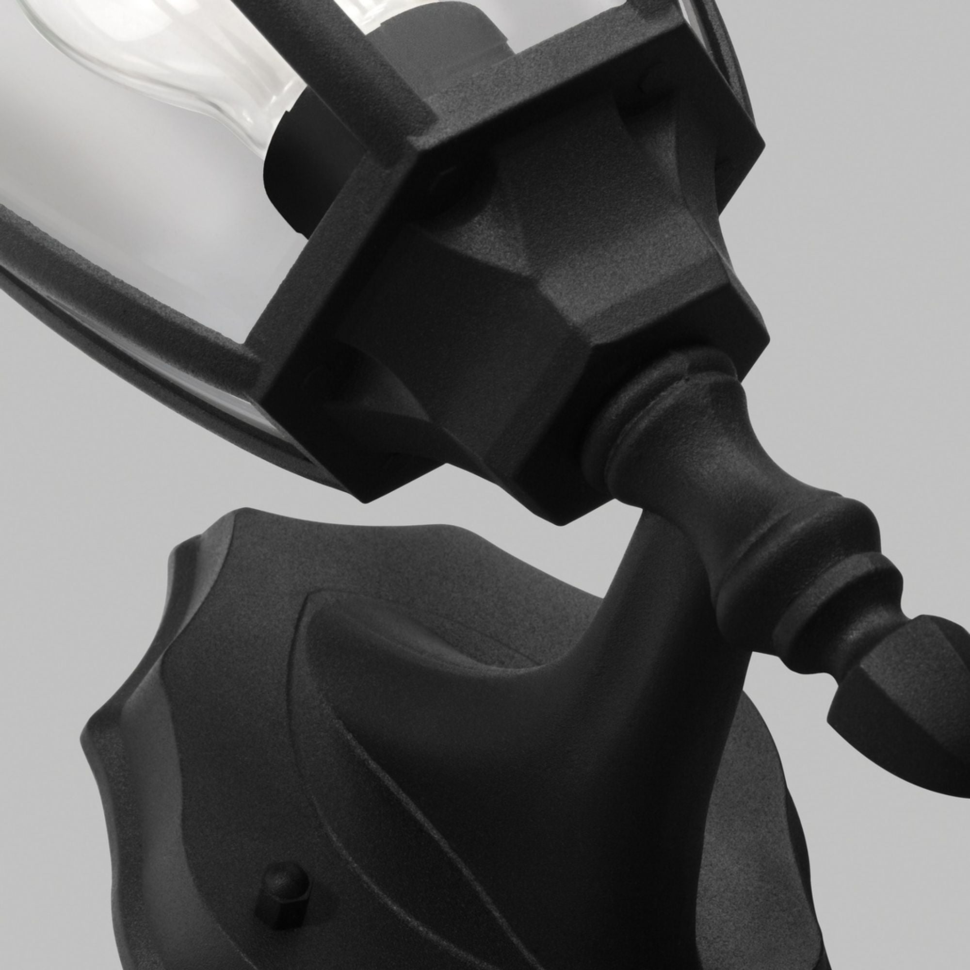 Bakersville 16" Outdoor Wall Lantern 88940, Black Finish