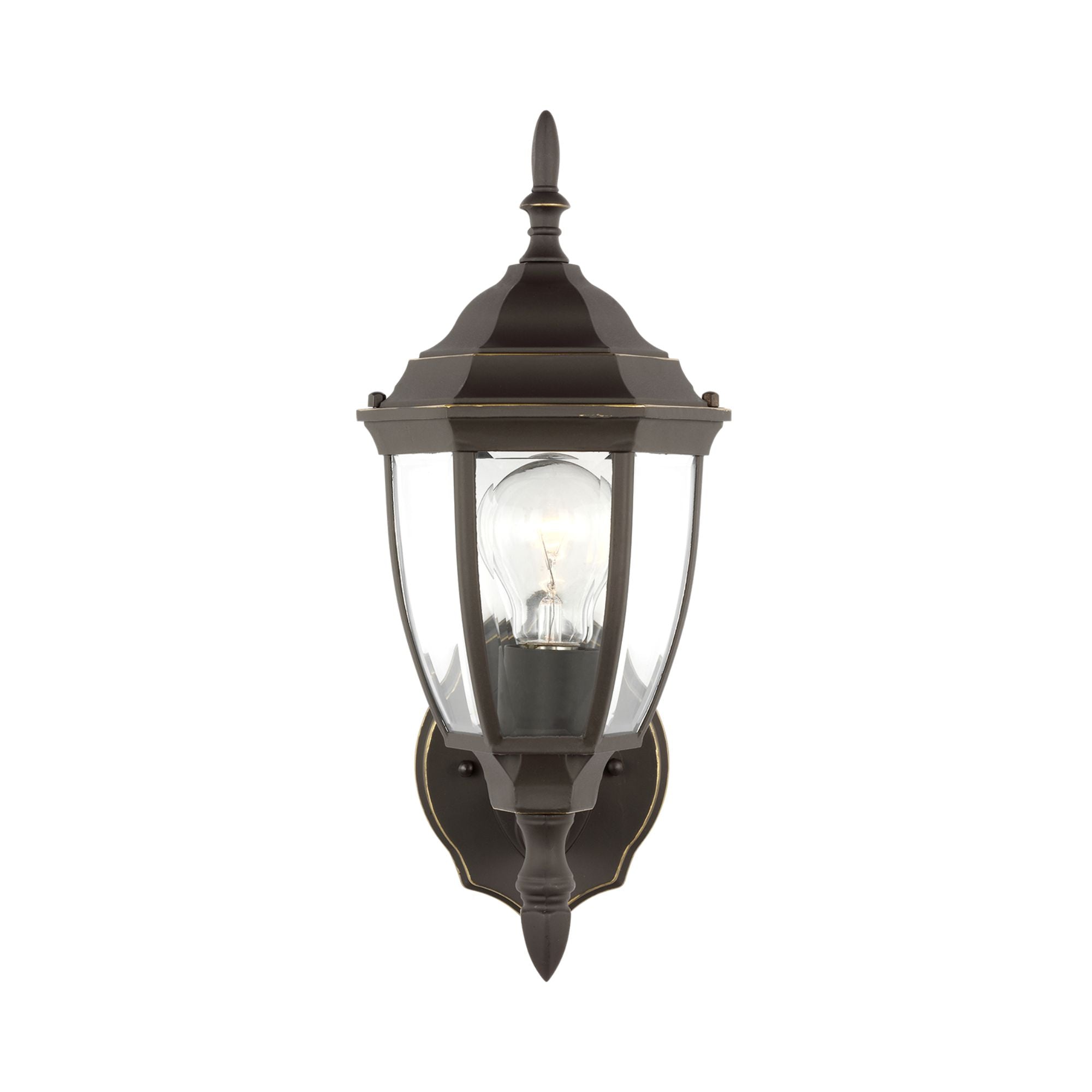 Bakersville 16" Outdoor Wall Lantern 88940, Antique Bronze Finish