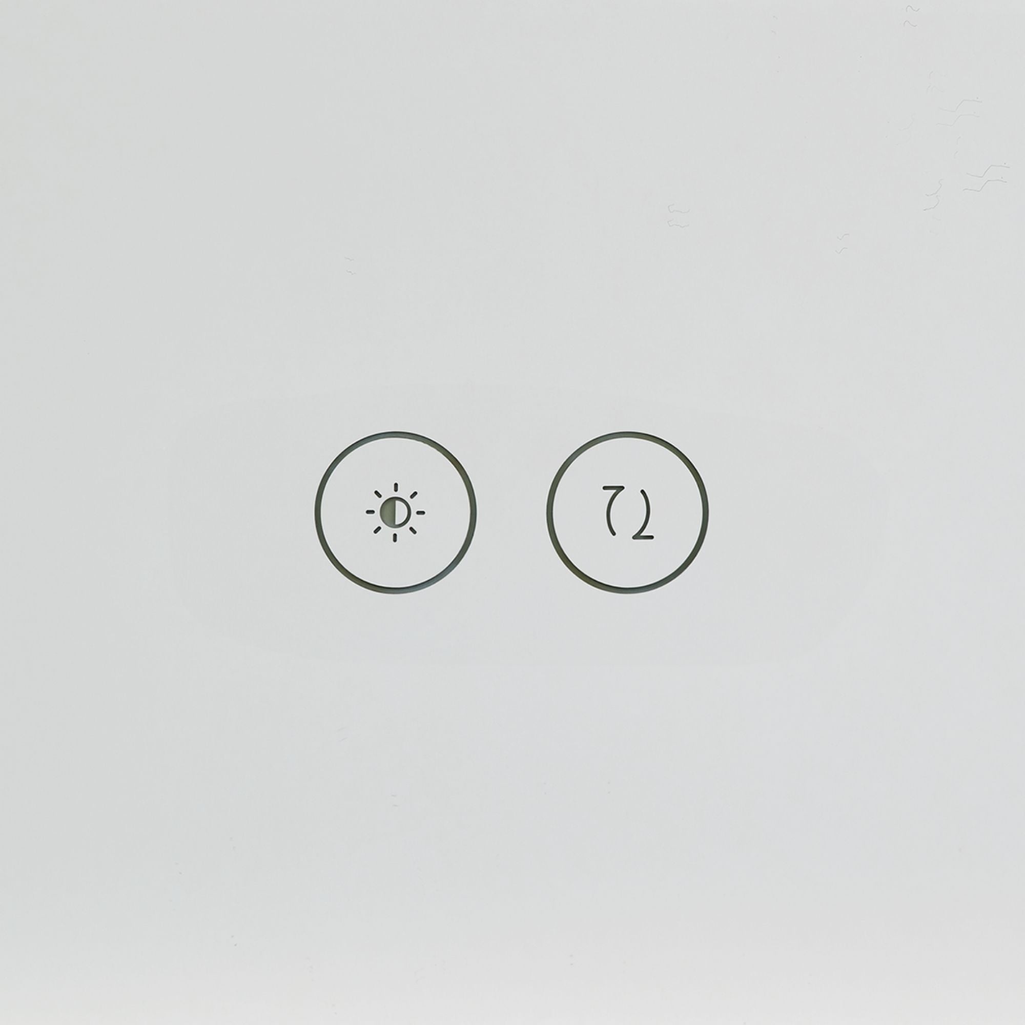 Cadre Round Mirror 30" x 30", Brushed Nickel Finish