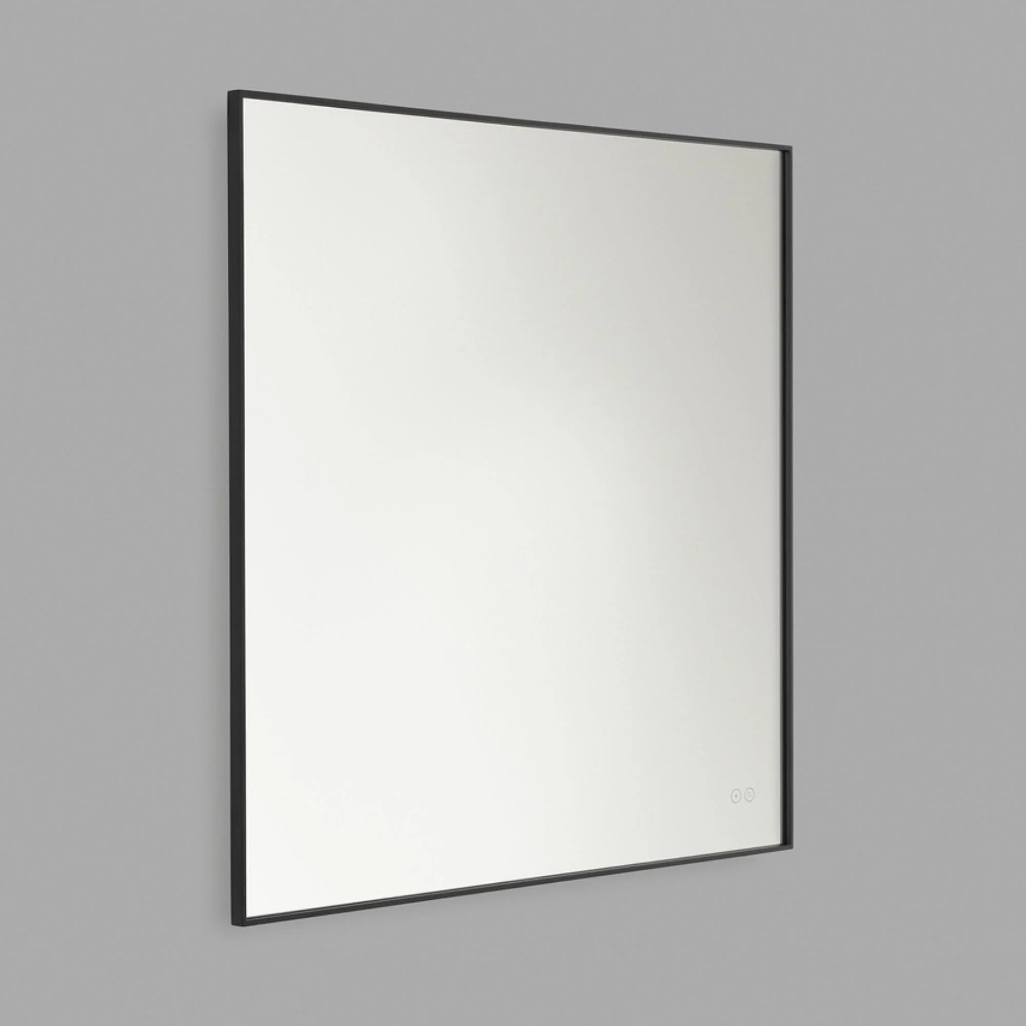 Cadre Square Mirror 36" x 36", Midnight Black Finish
