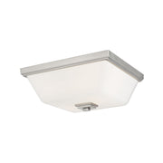 Ellis Harper 13" 2-Light Flush Mount, Brushed Nickel Finish
