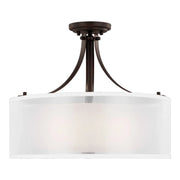 Generation Lighting - Eurofase Elmwood Park Semi Flush Mount | Bees Lighting
