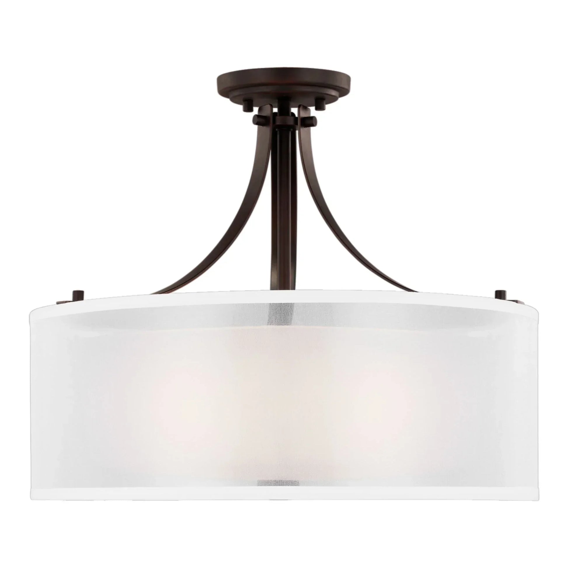 Generation Lighting - Eurofase Elmwood Park Semi Flush Mount | Bees Lighting