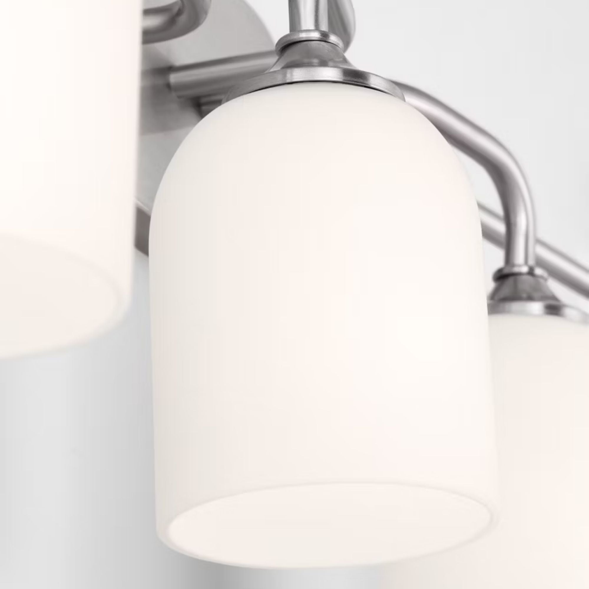 Emile 31" 4-Light X-Large Vanity, Brushed Steel Finish
