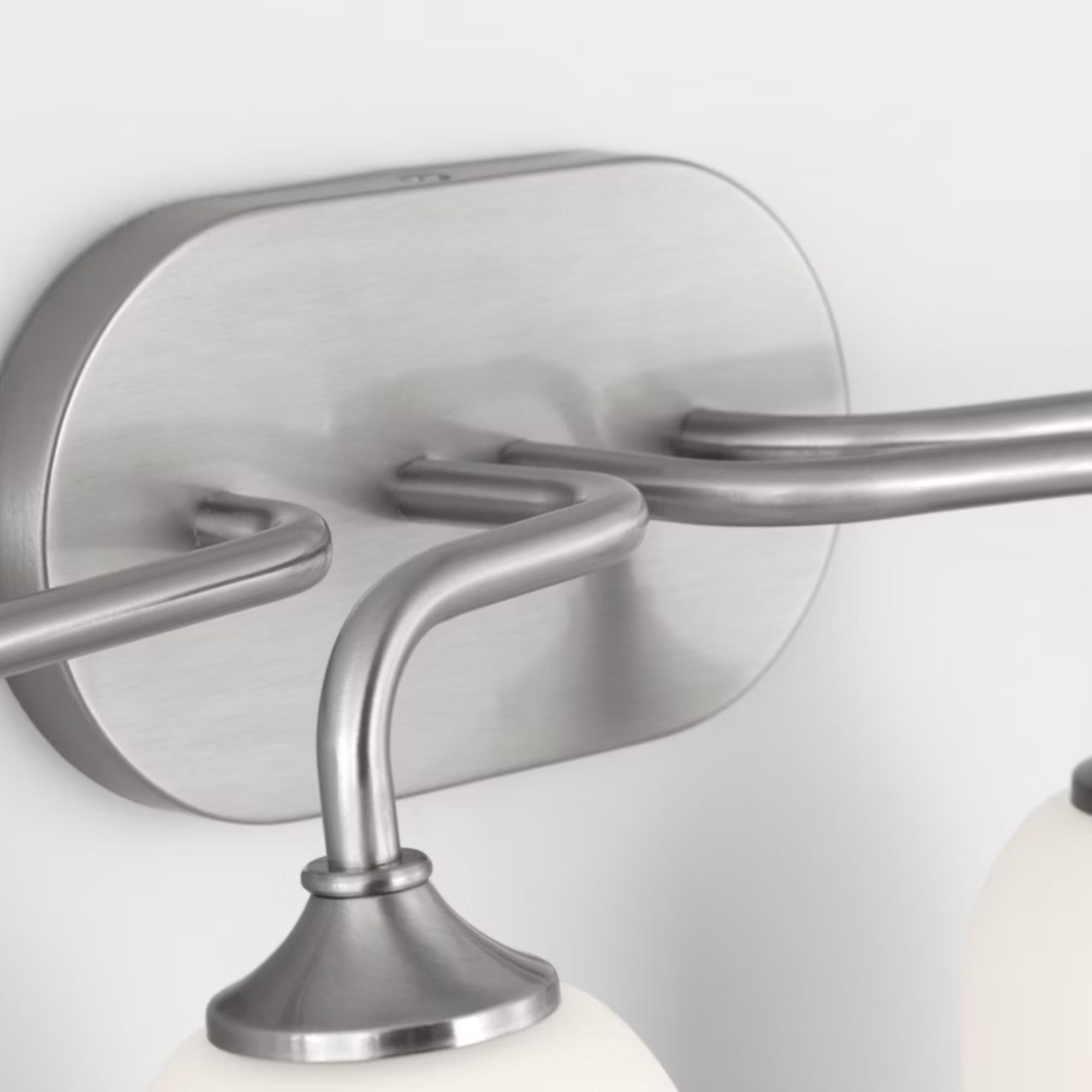 Emile 31" 4-Light X-Large Vanity, Brushed Steel Finish