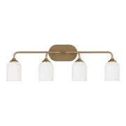 Emile 31" 4-Light X-Large Vanity, Satin Bronze Finish