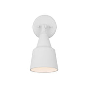 12" Adjustable Swivel Flood Light, White Finish