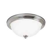Geary 11" LED Flush Mount, Chrome Finish