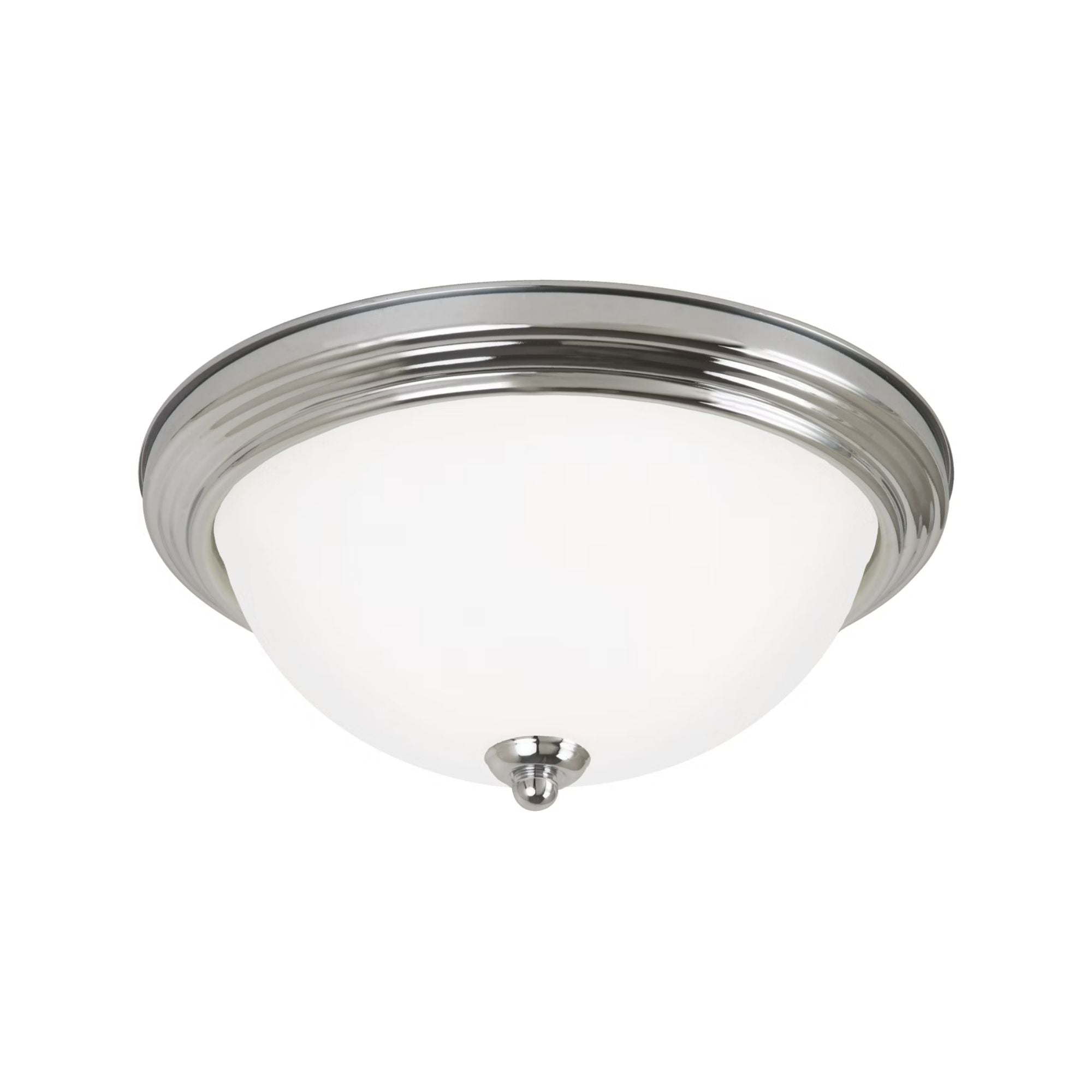 Geary 11" LED Flush Mount, Chrome Finish